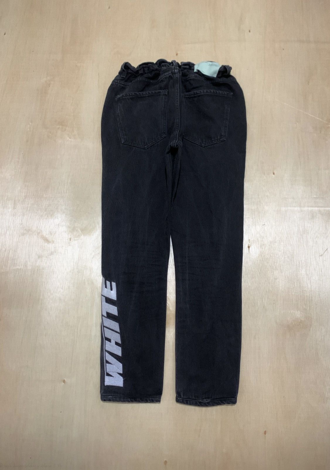 Off-White Off-White Black Denim Size US 31 - 2 Thumbnail