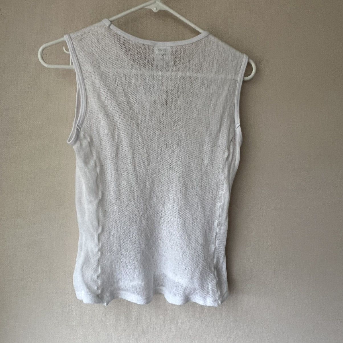 Descente Descente White Sleeveless Tank Top/Sweater Made in Canada Size M / US 6-8 / IT 42-44 - 4 Thumbnail