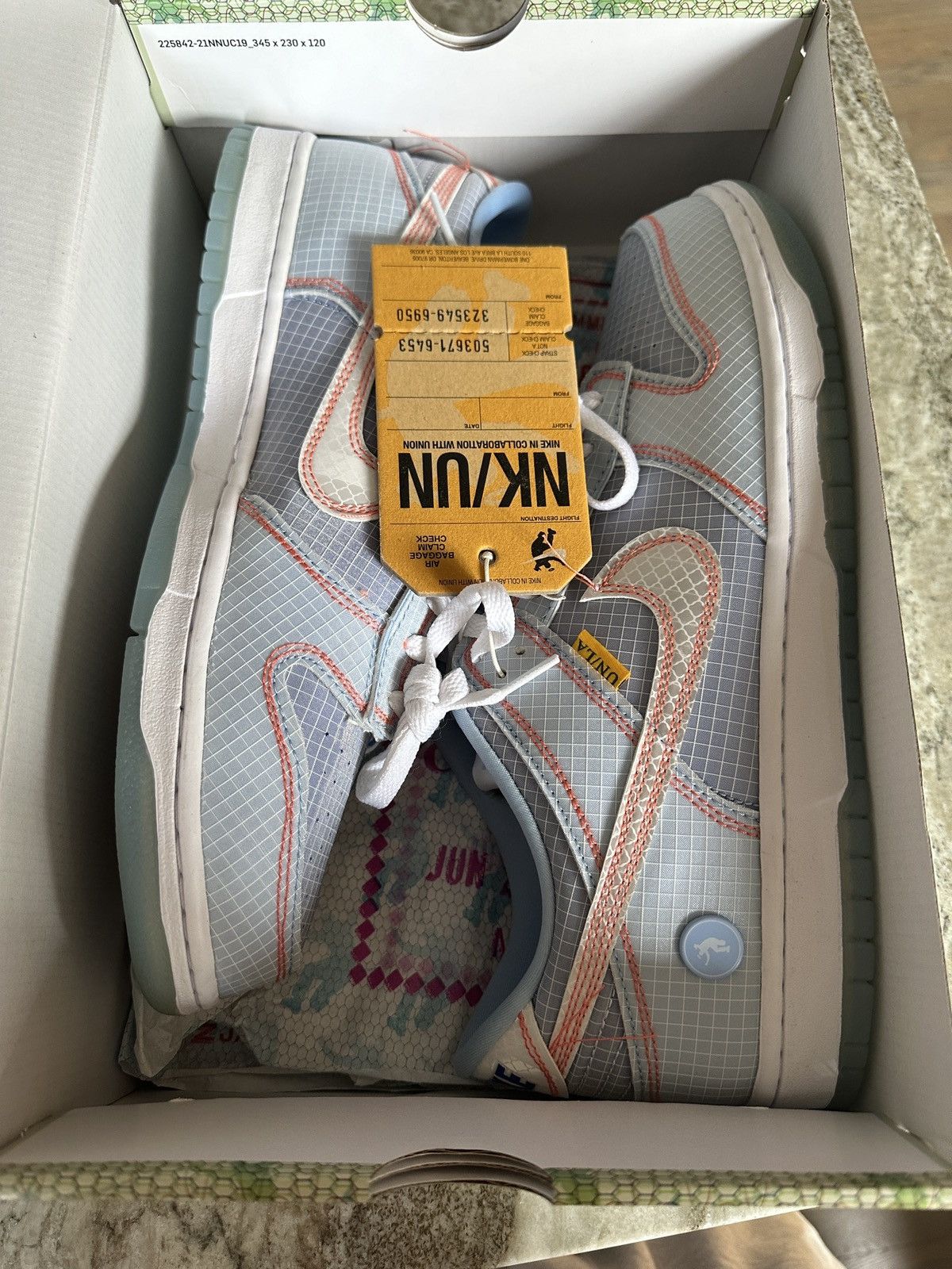 Nike × Union LA Nike union passport pack argon dunk size 11.5 Size US 11.5 / EU 44-45 - 9 Thumbnail