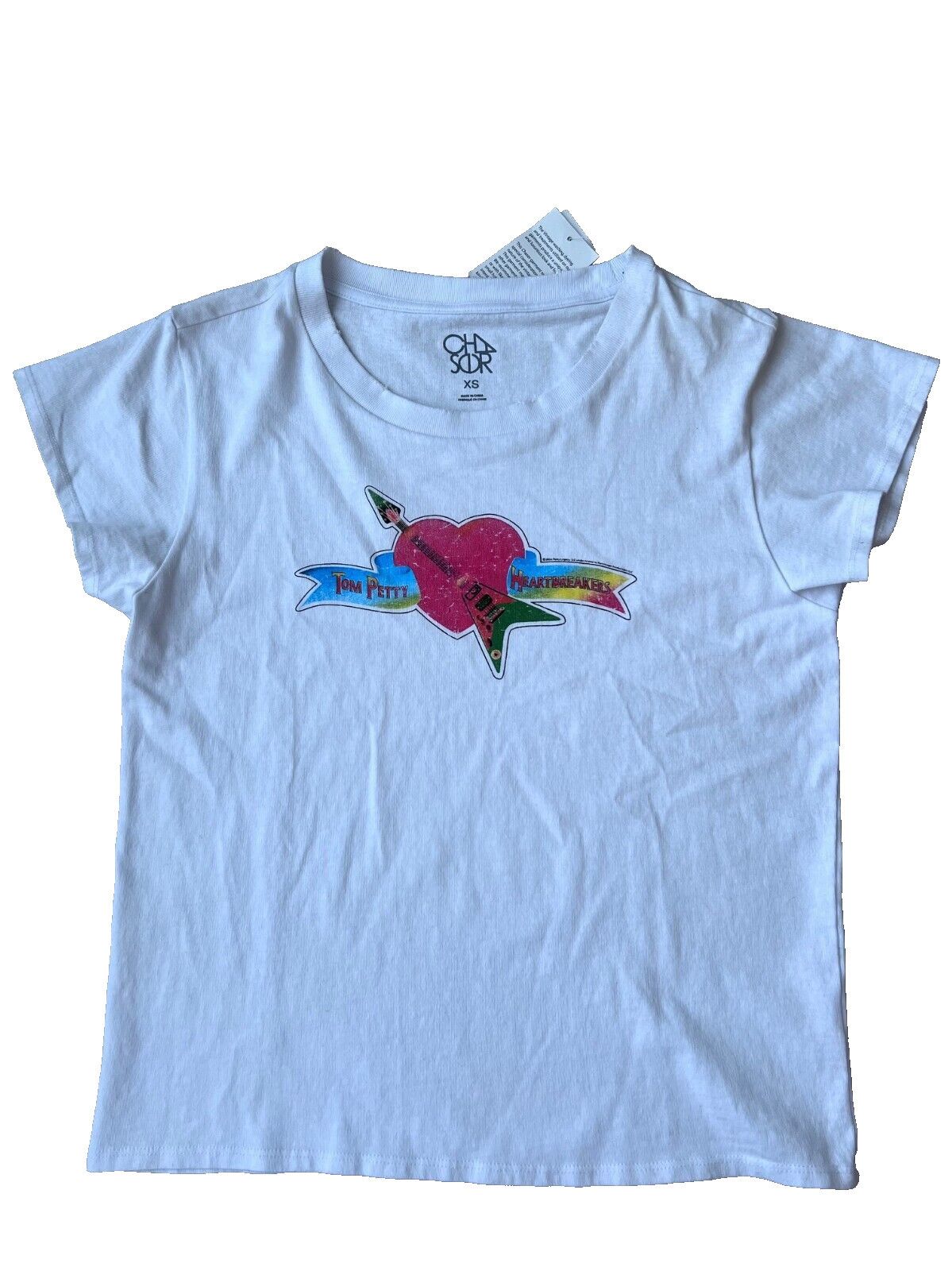 Chaser Brand Chaser Tom Petty Heartbreakers Tee White ( XS ) Size XS / US 0-2 / IT 36-38 - 1 Thumbnail