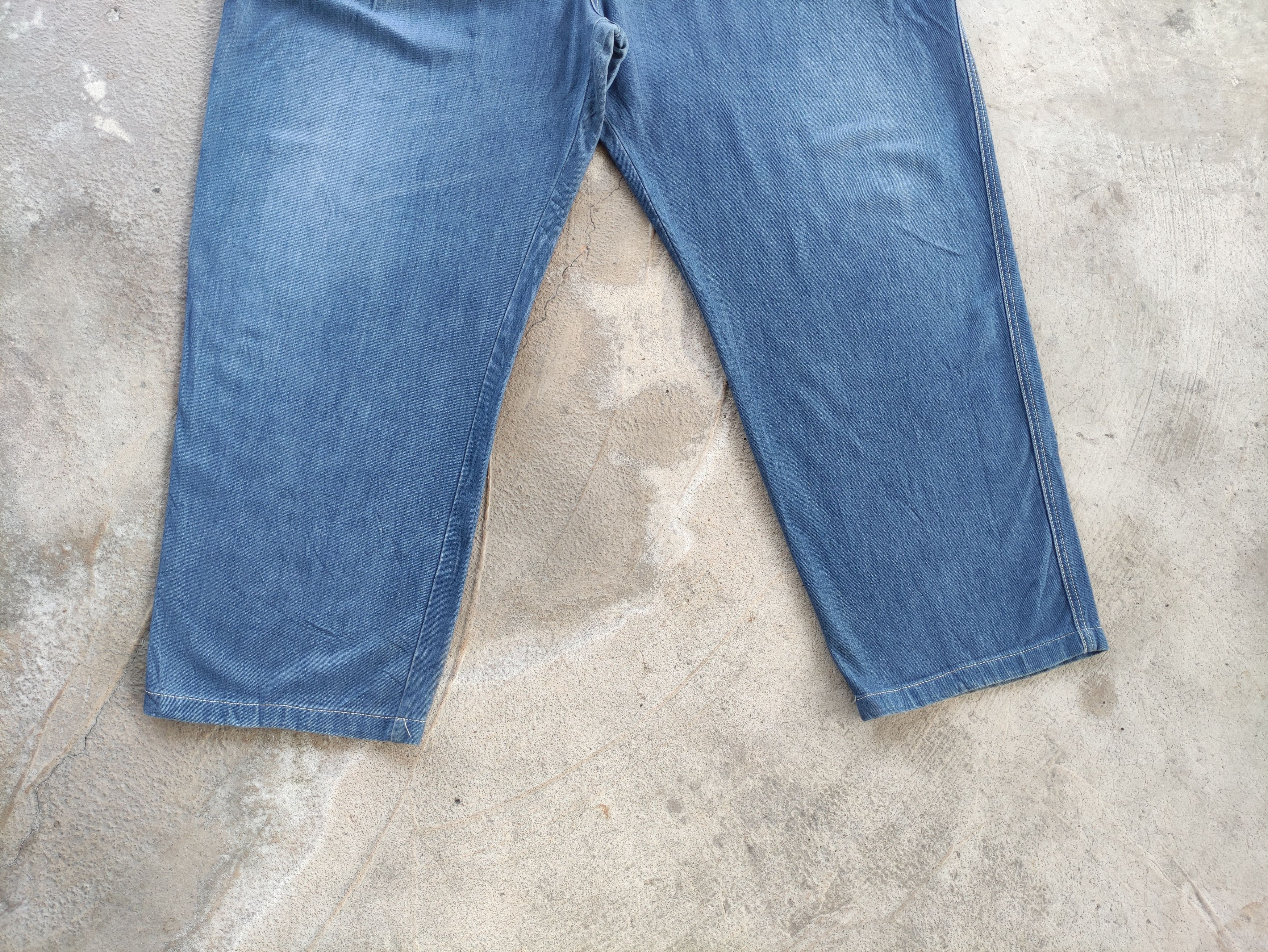 Hardy Amies Vintage Hardy Amies Jean Baggy Faded Denim Size US 44 / EU 60 - 4 Thumbnail