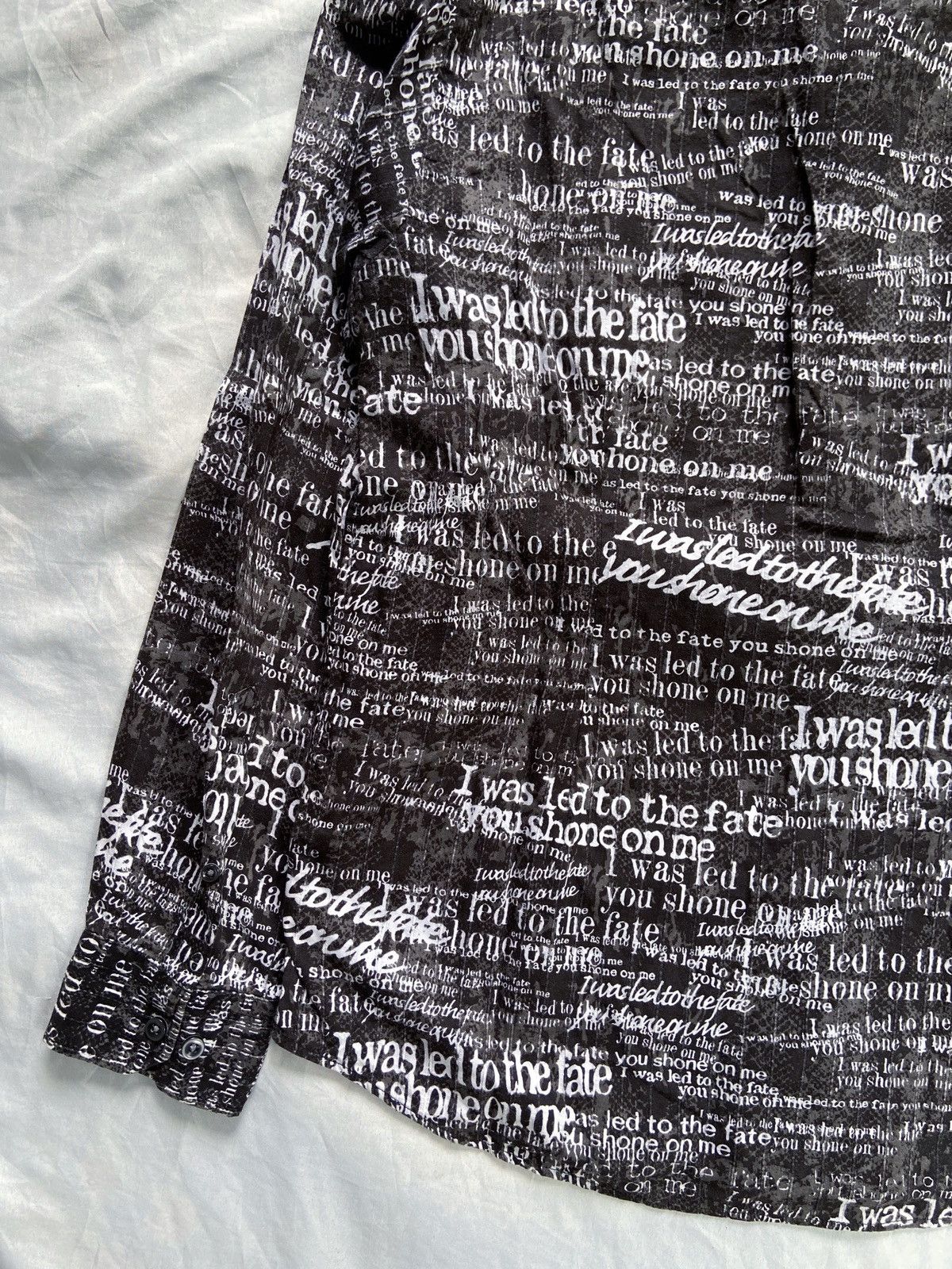 14th Addiction SPLENDID SATISFACTION ARCHIVE TYPE WRITER BUTTON DOWN SHIRT Size US XL / EU 56 / 4 - 13 Thumbnail