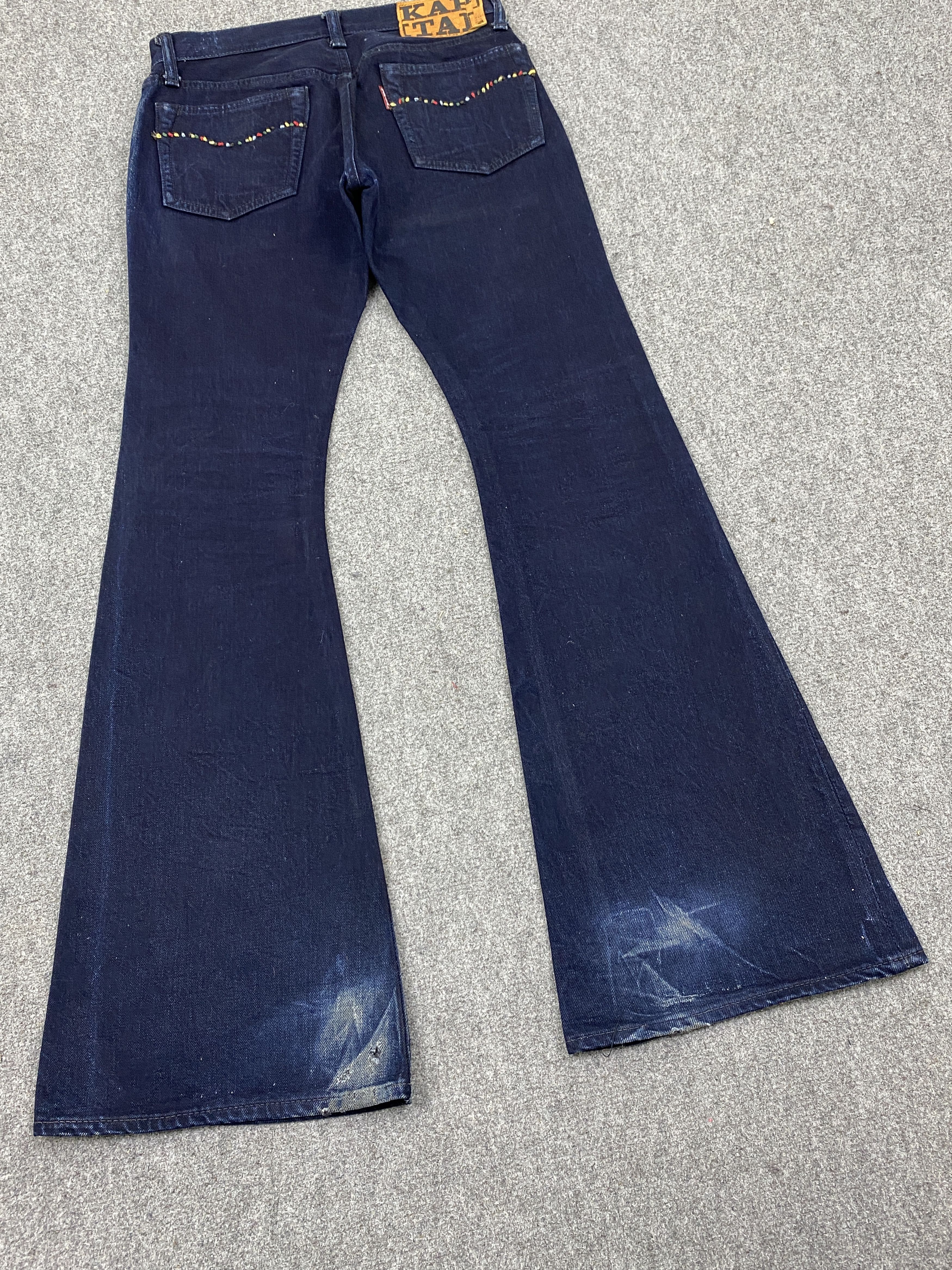 Kapital × Kapital Kountry Kapital Flared Bootcut Denim Jeans DP2704 Size US 29 - 6 Thumbnail