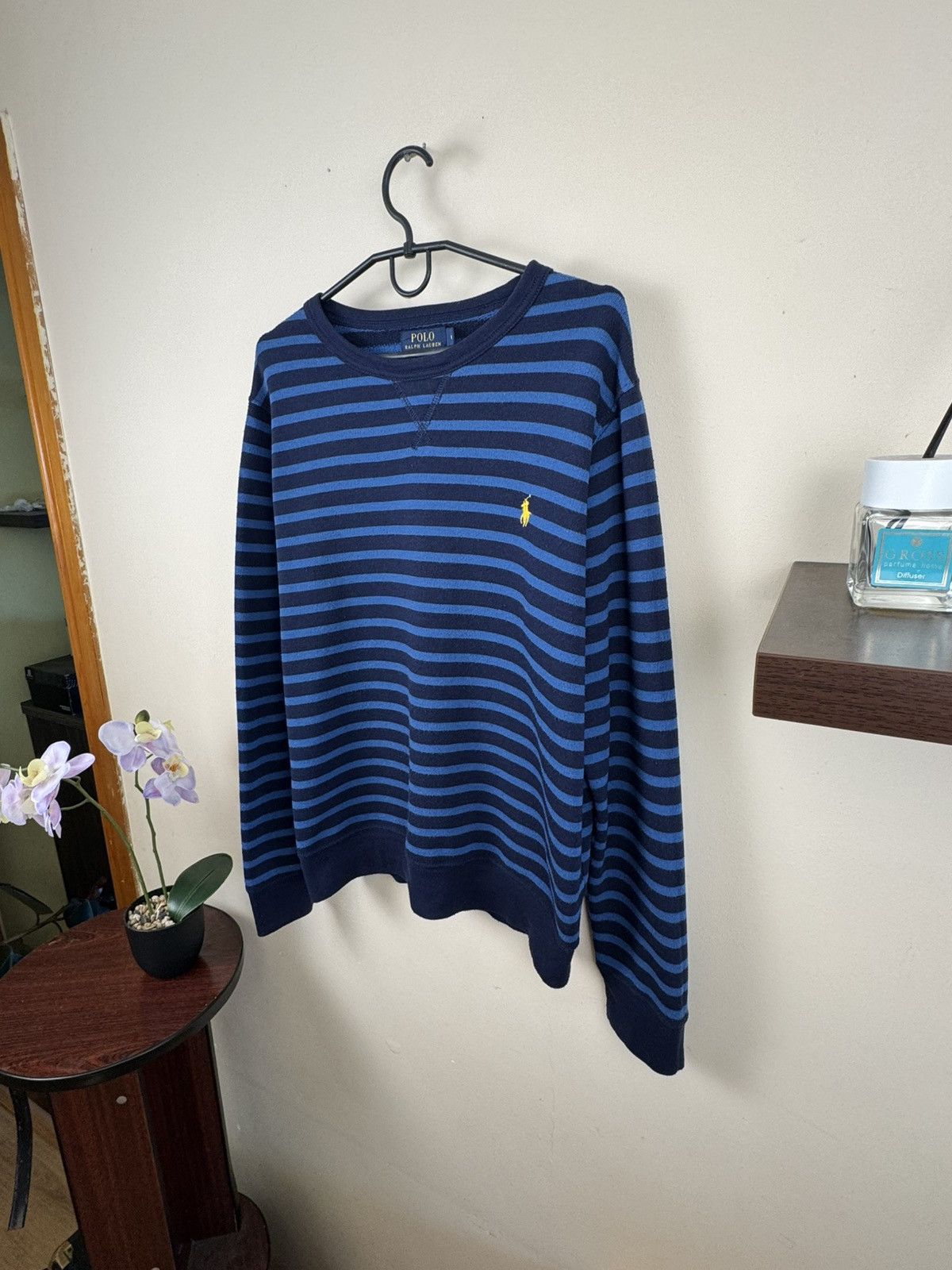 Polo Ralph Lauren Ralph Lauren Sweater Knitwear Sweatshirt M Striped Blue Size US M / EU 48-50 / 2 - 13 Thumbnail