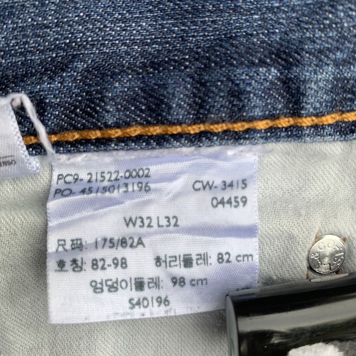 Levi's Levis 503 Straight Washed Distressed Y2K Denim Jeans W31 Size US 31 - 18 Thumbnail
