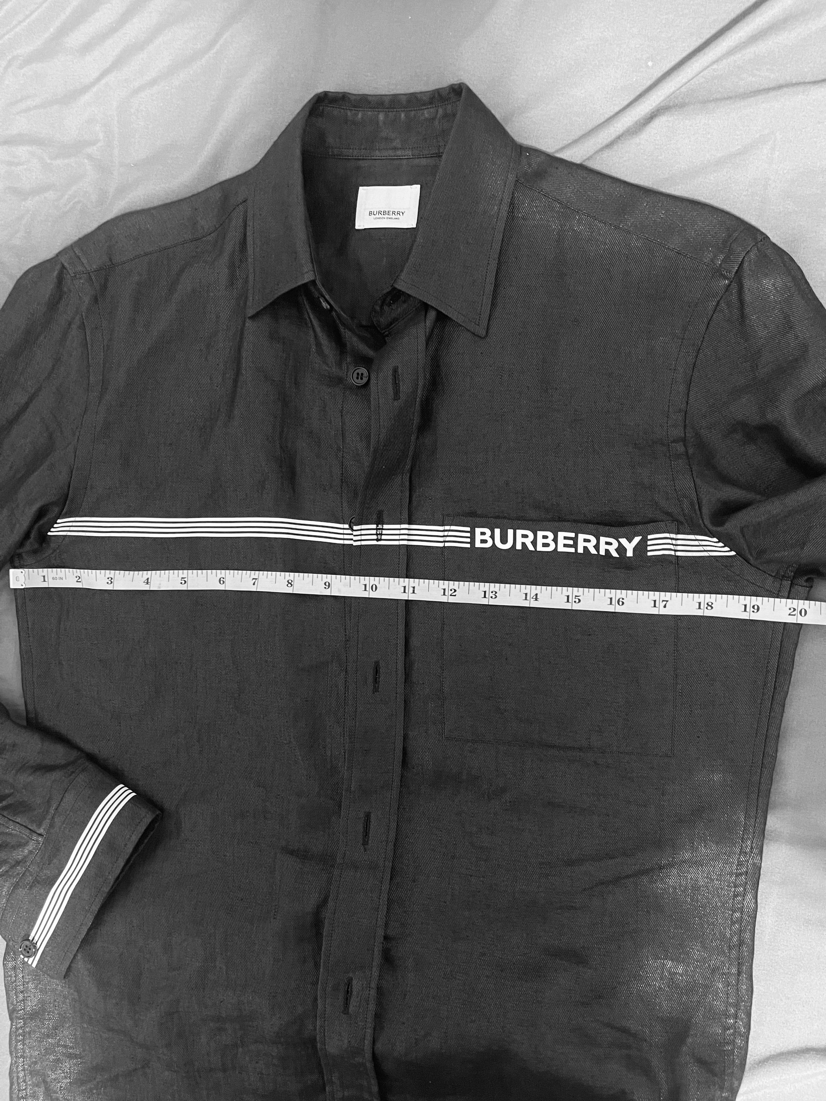 Burberry Burberry Men Dress shirt XS black MSRP $600 Size US XS / EU 42 / 0 - 9 Thumbnail