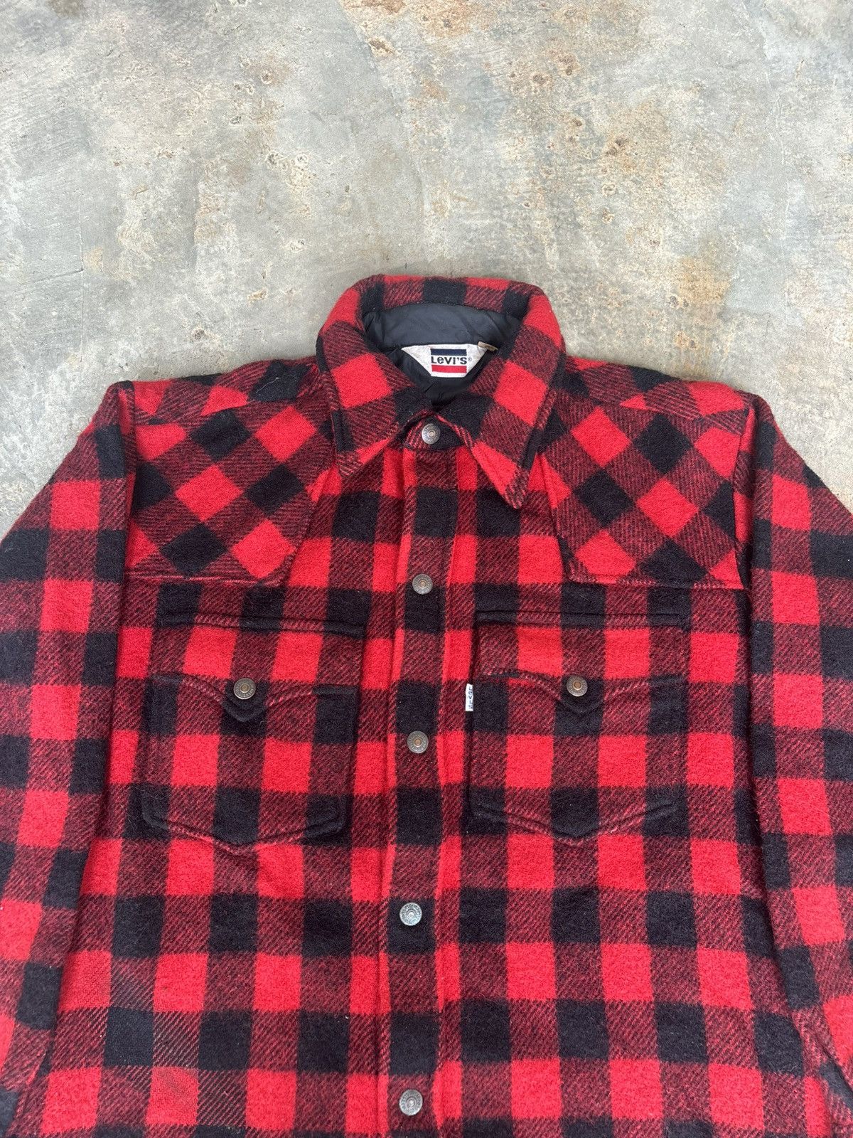 Levi's Vintage Clothing Vintage Levis 80s Flanel Shirt Size US M / EU 48-50 / 2 - 2 Thumbnail