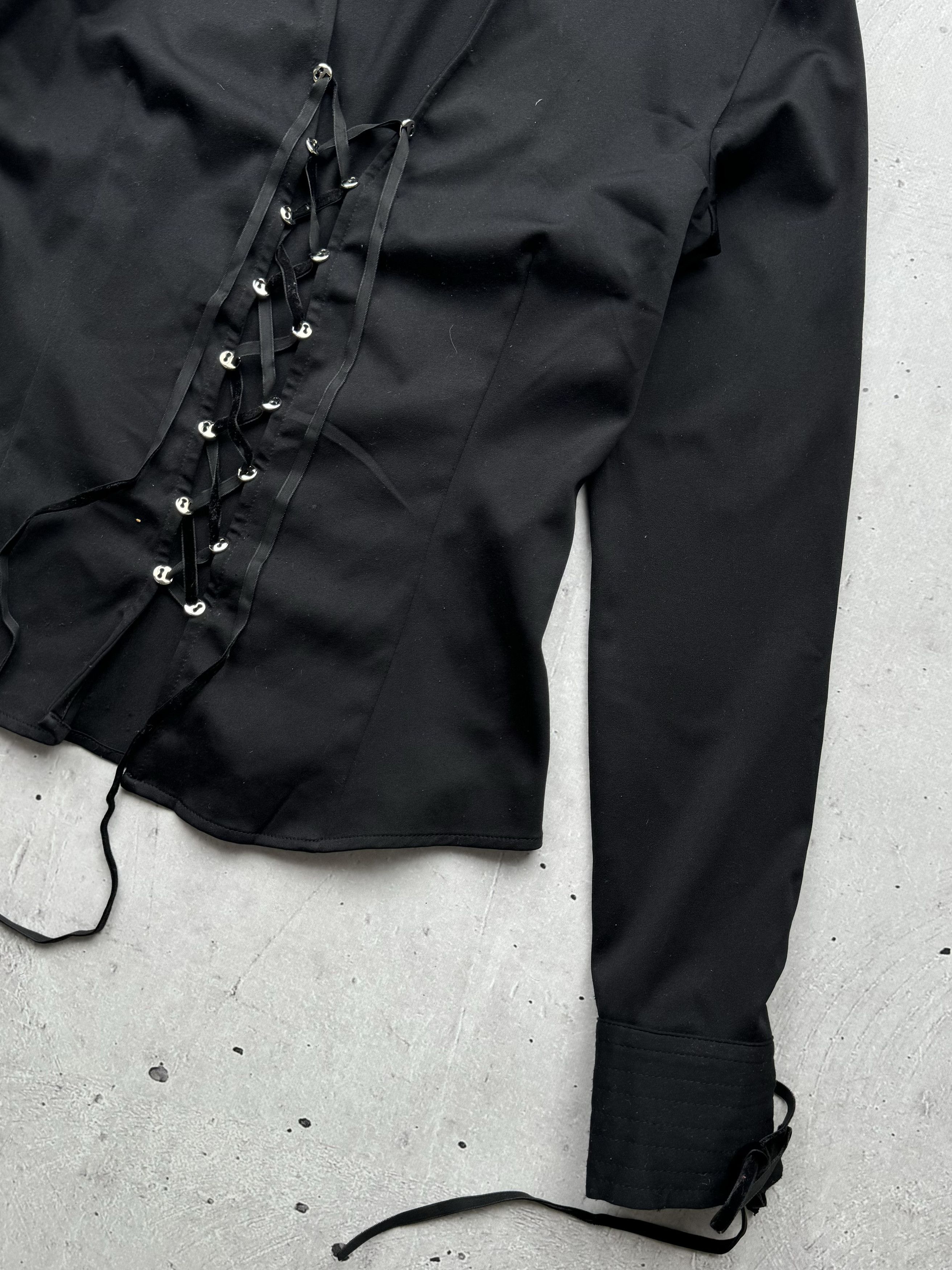 Japanese Brand × Vintage Vintage Bondage Blouse Size S / US 4 / IT 40 - 3 Thumbnail