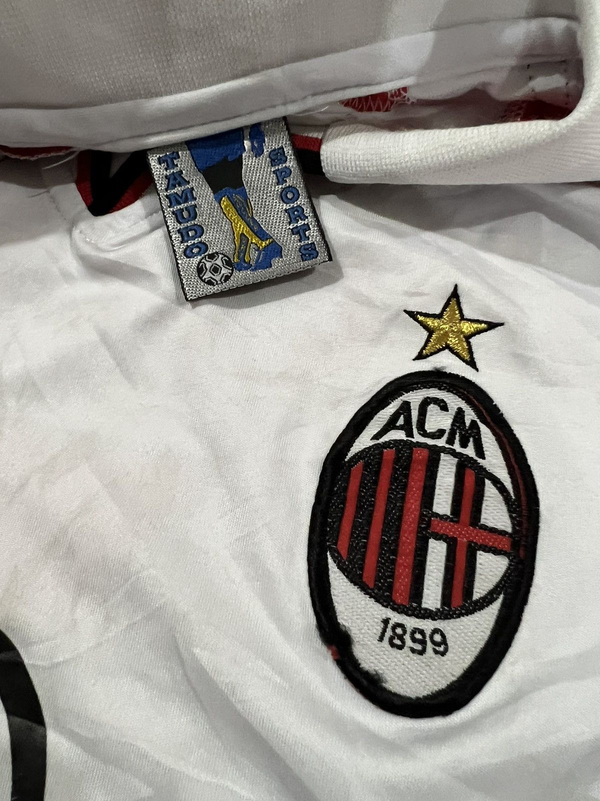 Vintage Vintage AC Milan Shevchenko #7 Away Jersey Size US M / EU 48-50 / 2 - 5 Thumbnail
