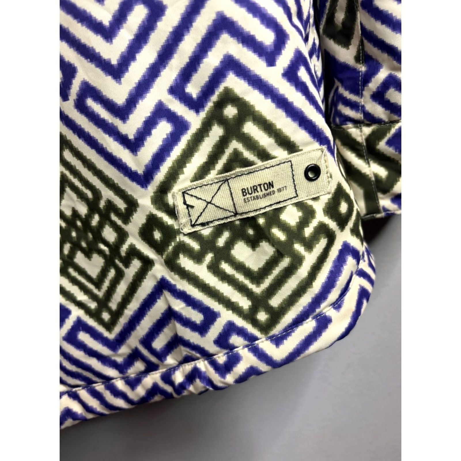 Burton Burton DryRide Womens Jacket L Purple Insulated Hooded Faux Fur Snowboard Coat - Regular Fit, Snow Ski, Casual Travel, White Pattern? Size L / US 10 / IT 46 - 7 Thumbnail