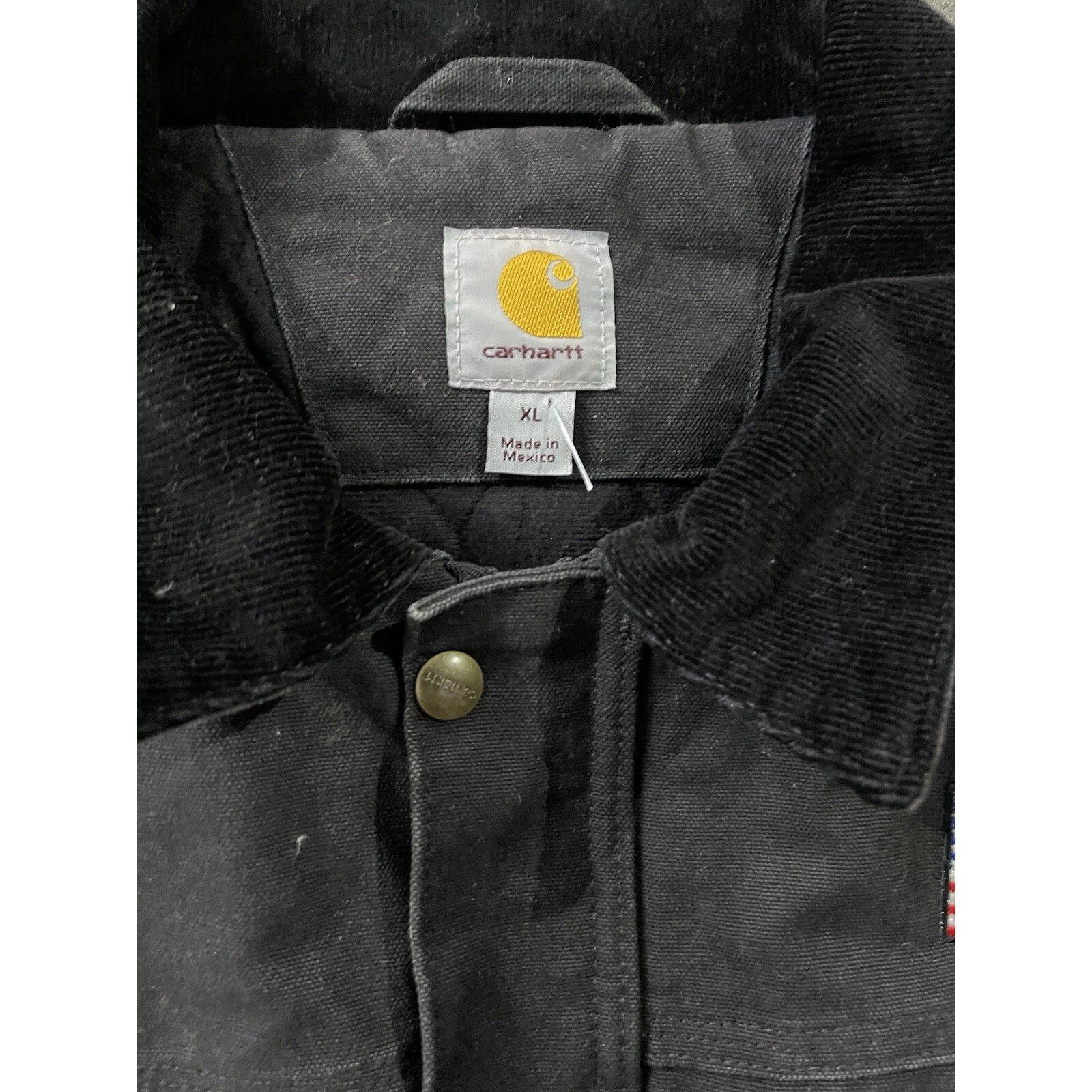 Carhartt VTG Y2K Carhartt 101683 Black Chore Quilt Lined Jacket USA F Size US XL / EU 56 / 4 - 5 Thumbnail