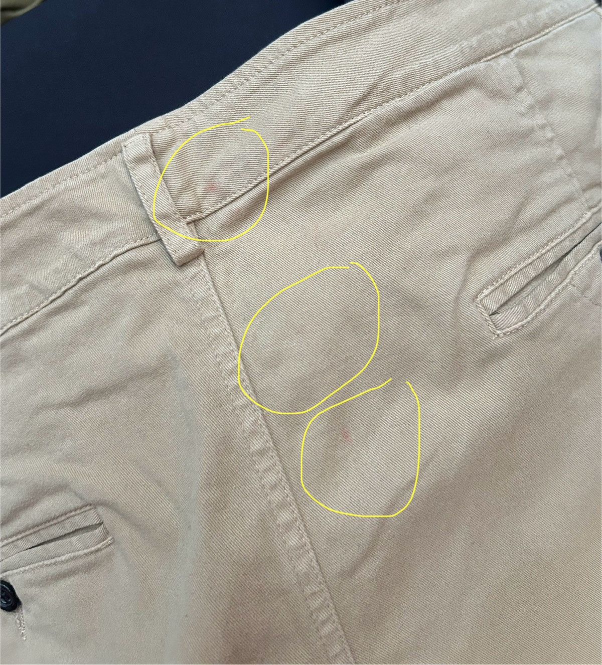 Golden Goose Golden Goose Deluxe Brand Mens Khaki Chino Pants Straight L Size US 34 / EU 50 - 9 Thumbnail