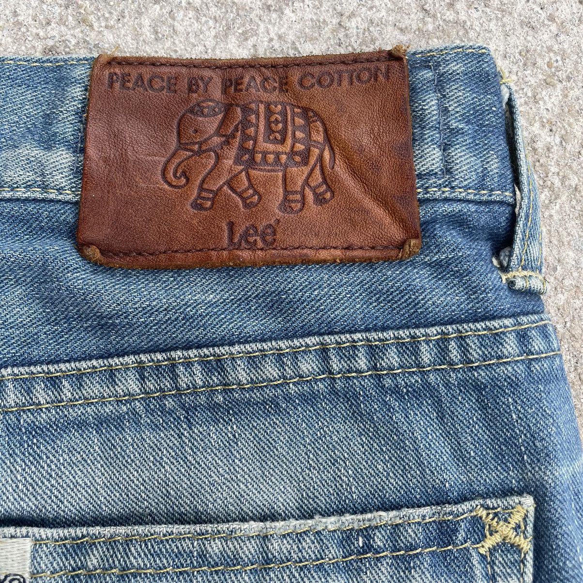 Lee “LEE” RARE PEACE BY PEACE COTTON PROJECT LEE DENIM JEAN Size 28" / US 6 / IT 42 - 7 Thumbnail