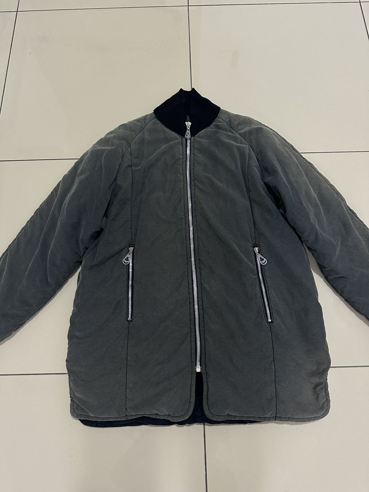 Giorgio Armani Vintage 80’s Armani Jeans Padded Bomber Jacket Oversized Size US M / EU 48-50 / 2 - 3 Thumbnail