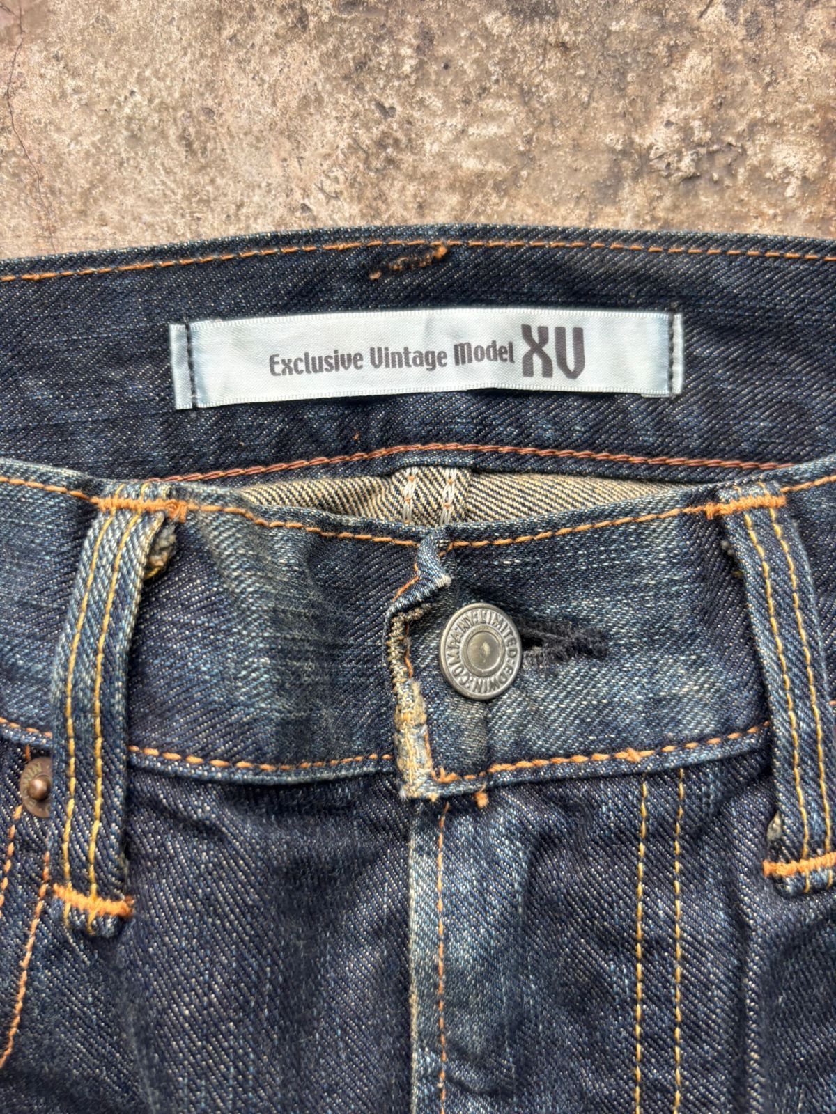 Japanese Brand 2000s Japanese Edwin Claw Marks Distressed Bootcut Jeans Size US 31 - 5 Thumbnail