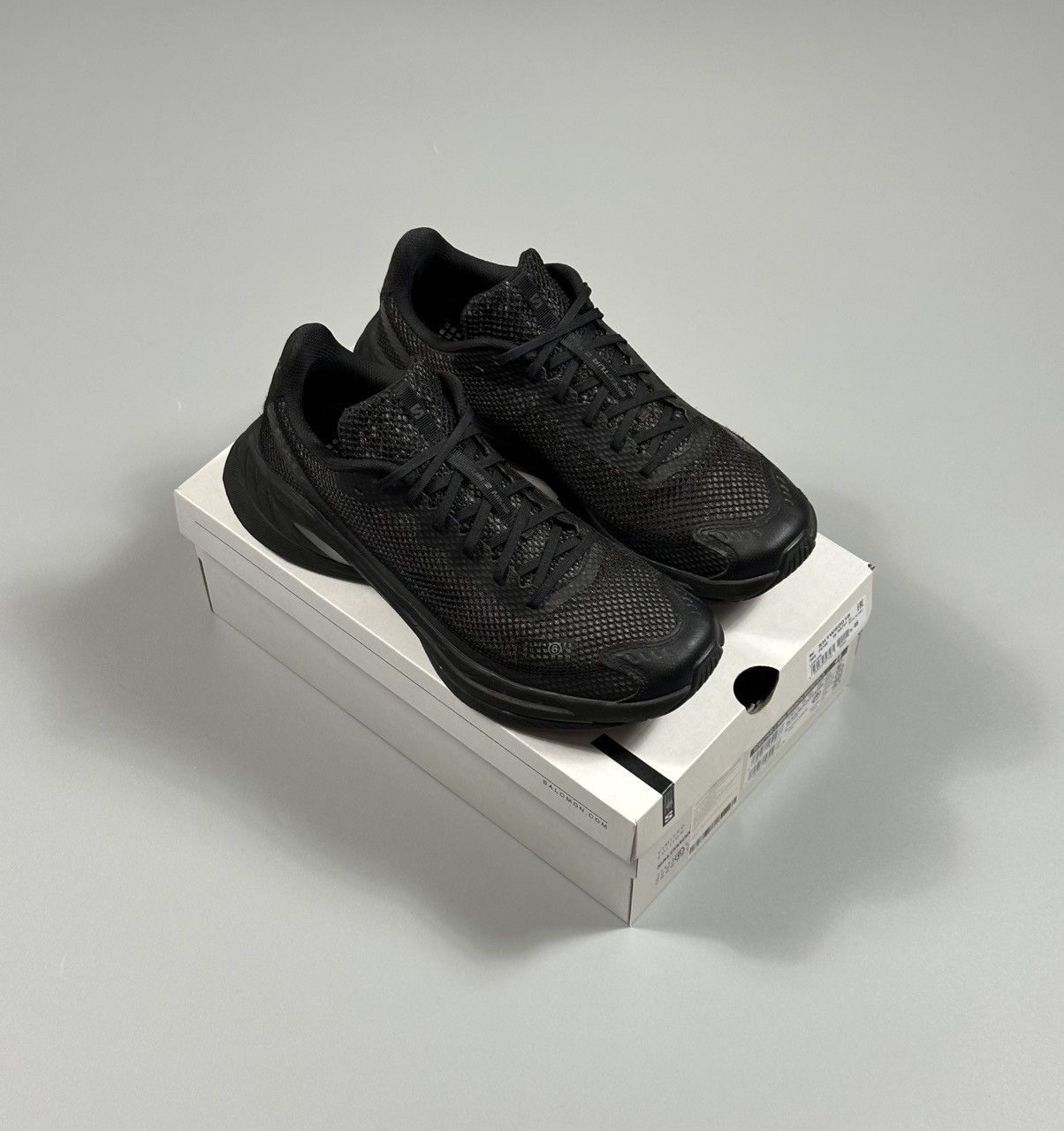 Maison Margiela × Salomon Maison Margiela MM6 x Salomon Spectur 2 Mesh Sneakers Black Size US 11.5 / EU 44-45 - 1 Thumbnail