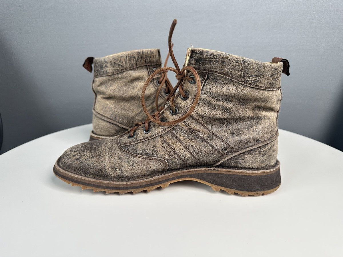 Shoto SHOTO Italy Artisan Distressed Leather Boots Elephant Grain Size US 8 / EU 41 - 11 Thumbnail