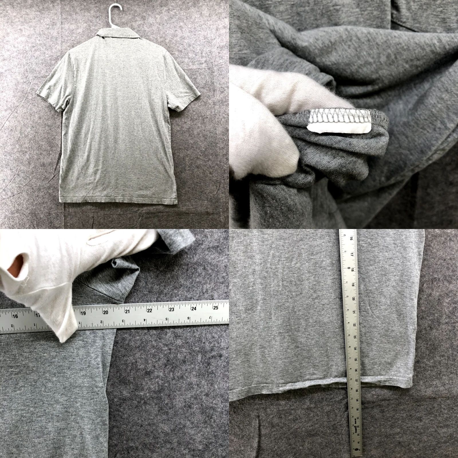 Vintage PENGUIN Polo Shirt Gray M Mens Medium Cotton Blend Shirt 1990s/2000s? Size US M / EU 48-50 / 2 - 8 Thumbnail
