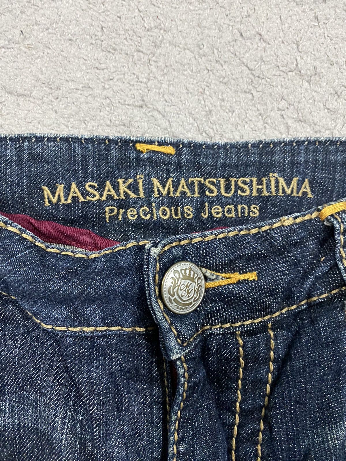 Masaki Matsushima Masaki Matsushima Flare Low Rise Stone Wash Designer Jeans Size US 30 / EU 46 - 5 Thumbnail