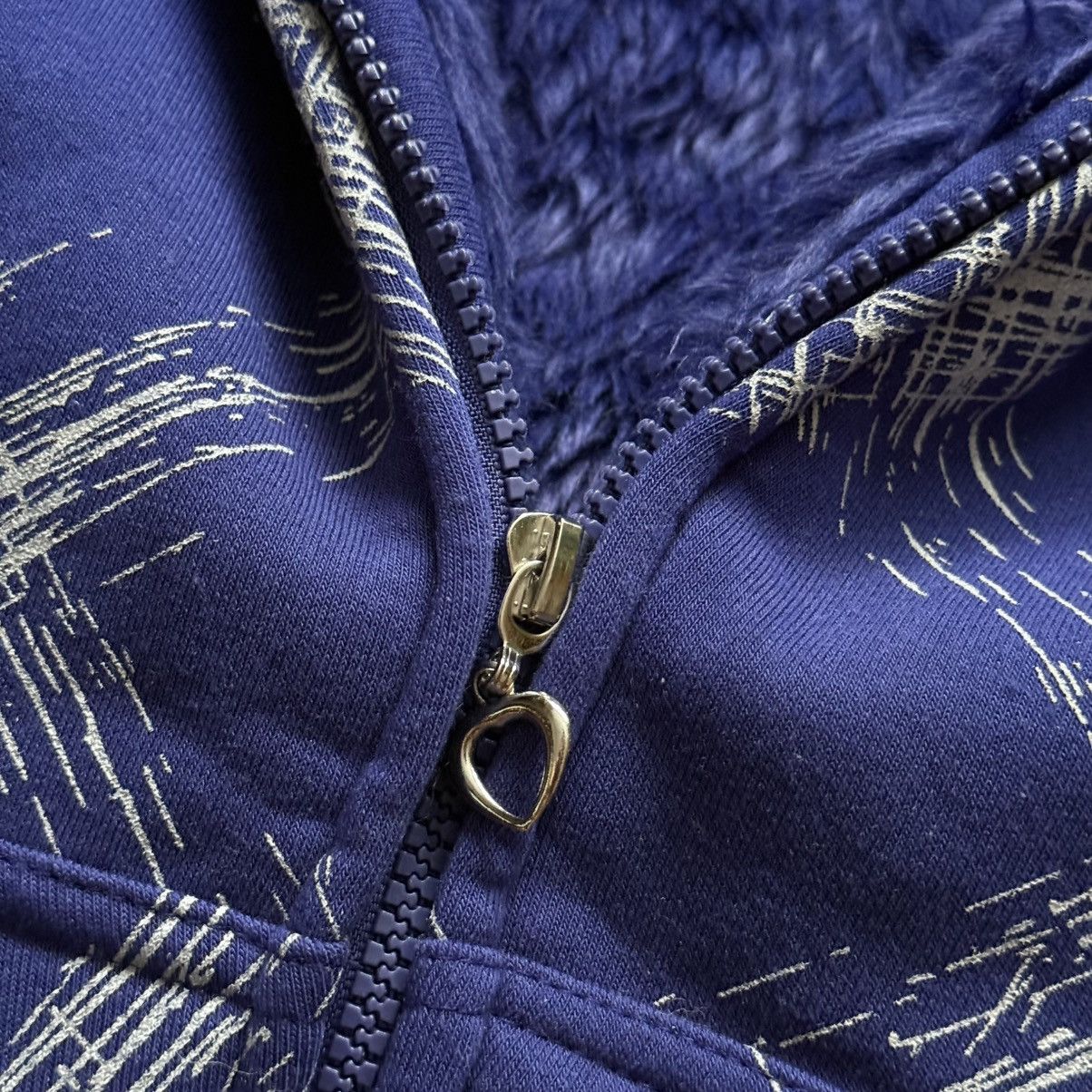 Hysteric Glamour 📌Vintage Lau Ra If 6 Was 9 vibe Fur Bomber Zip Hoodie Jacket Size XL / US 12-14 / IT 48-50 - 8 Thumbnail