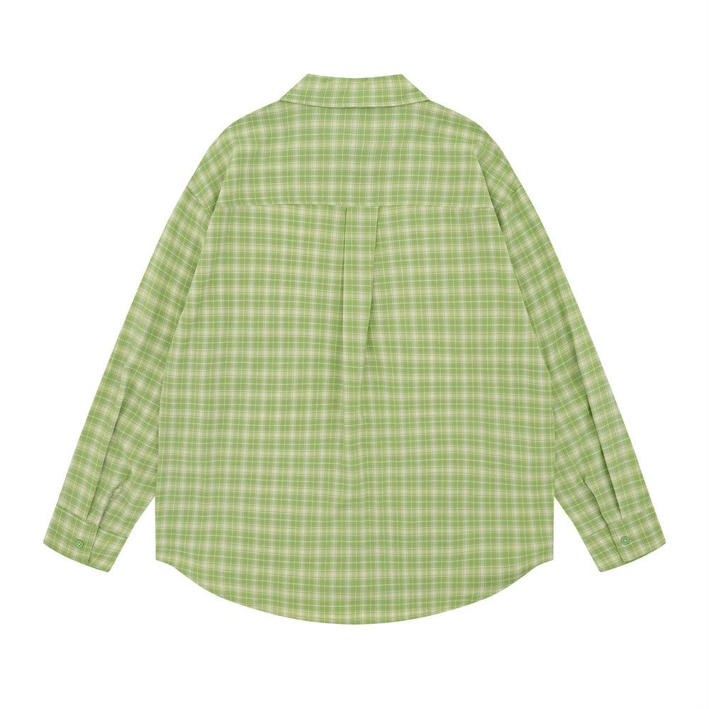 Vintage American retro street plaid loose long-sleeved shirt Size US M / EU 48-50 / 2 - 2 Thumbnail