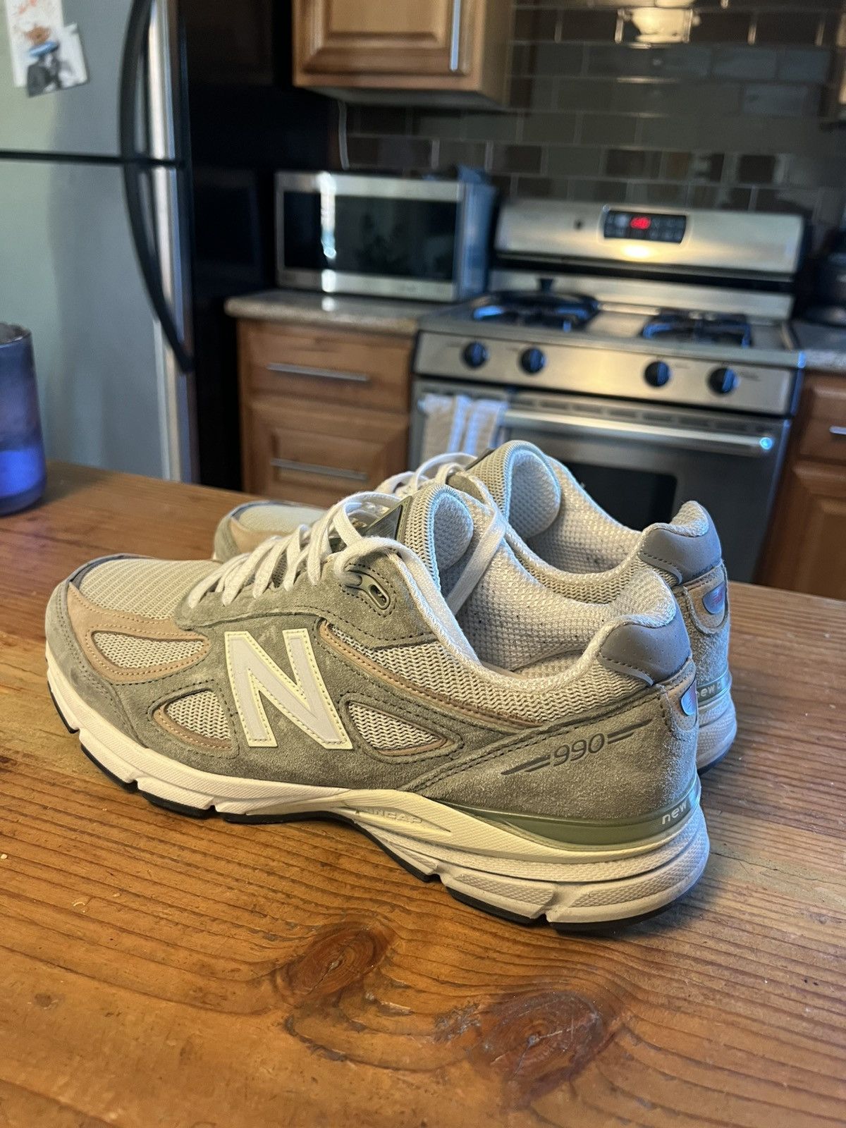 New Balance 990v3 Green New Balance Size US 11.5 / EU 44-45 - 3 Thumbnail
