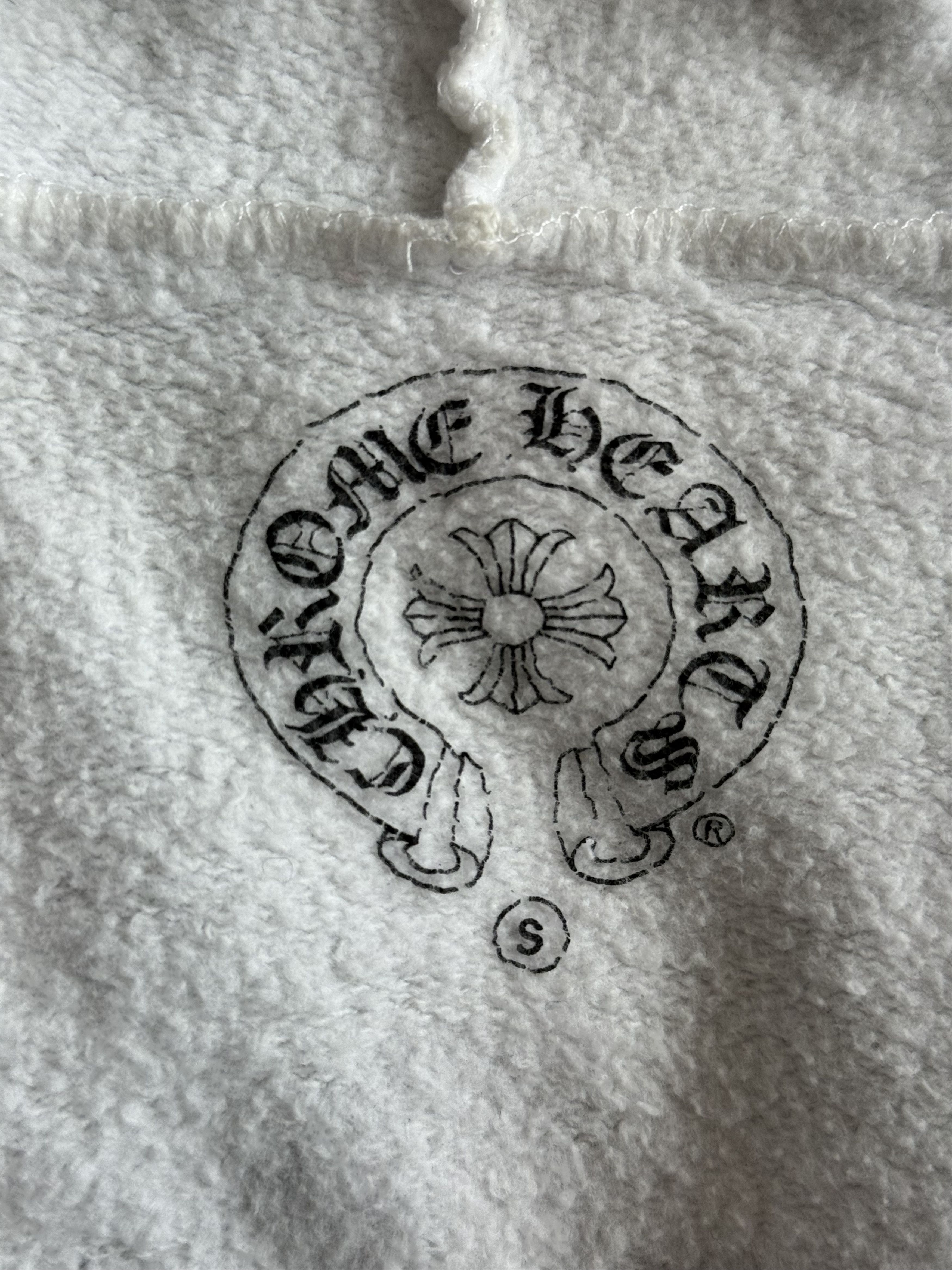 Chrome Hearts Chrome Hearts White & Black Fleur De Lis Logo Zip Up Hoodie Size US S / EU 44-46 / 1 - 3 Thumbnail