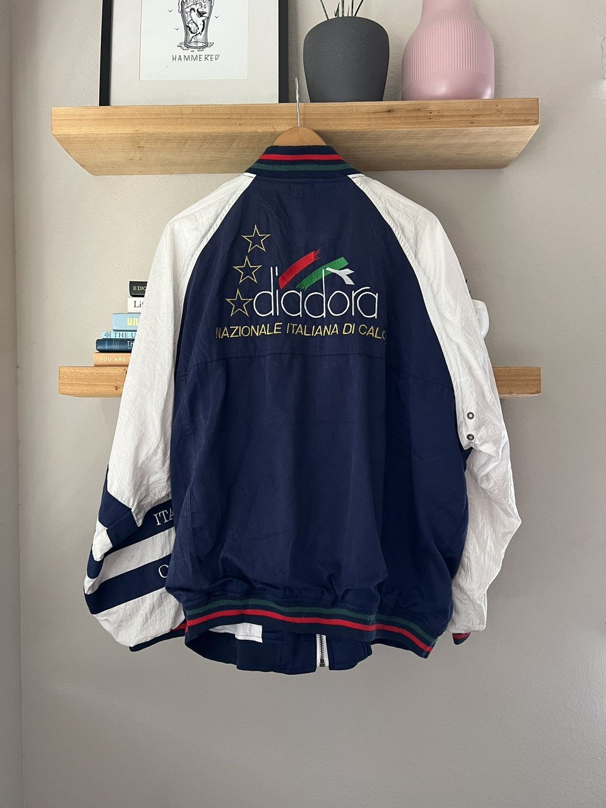 Diadora Soccer jacket vintage rare Italy size XL Size US XL / EU 56 / 4 - 3 Thumbnail