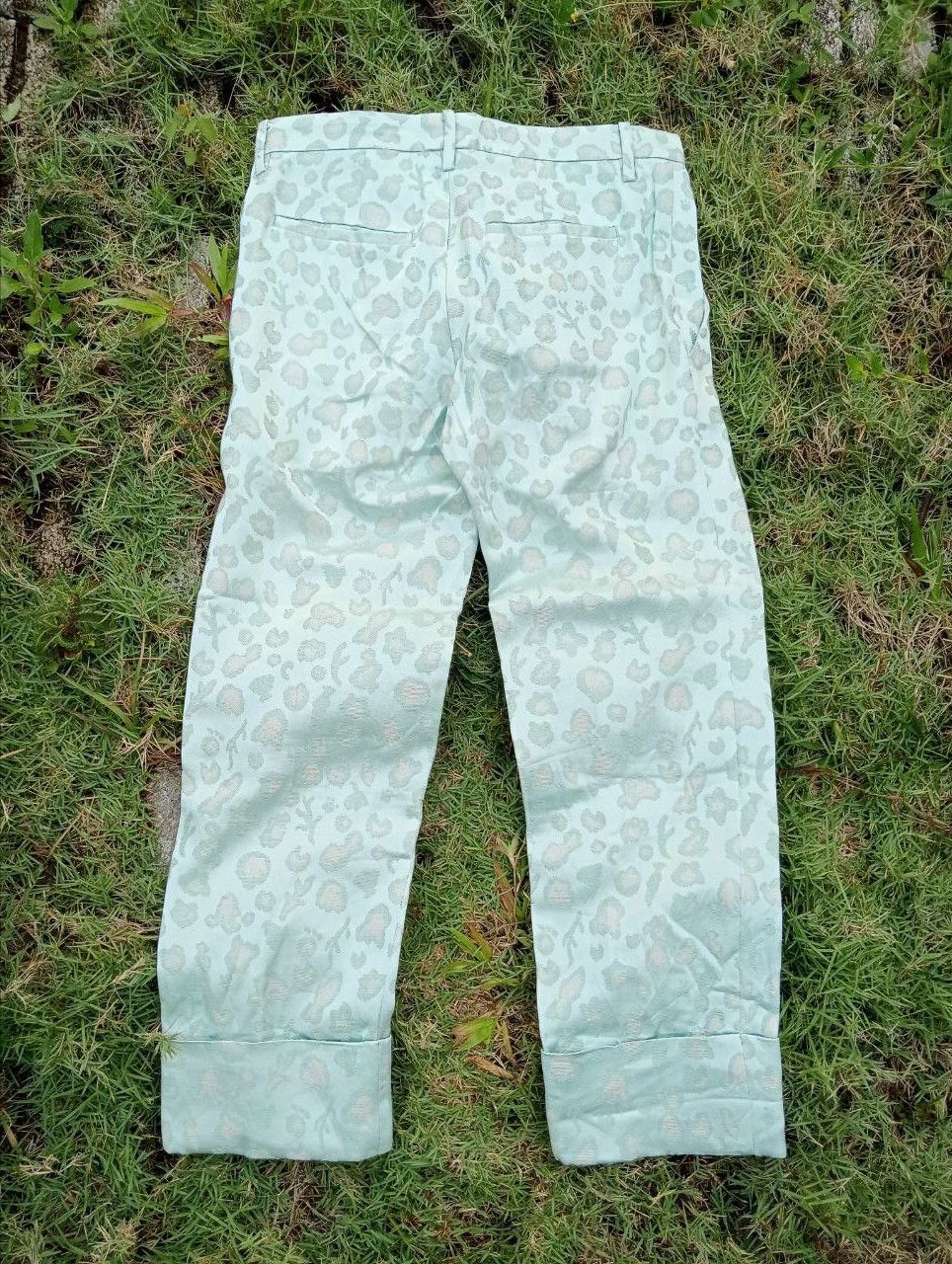 Issey Miyake TSUMORI CHISATO ISSEY MIYAKE LEOPARD ACETATE PANTS Size 30" / US 8 / IT 44 - 7 Thumbnail