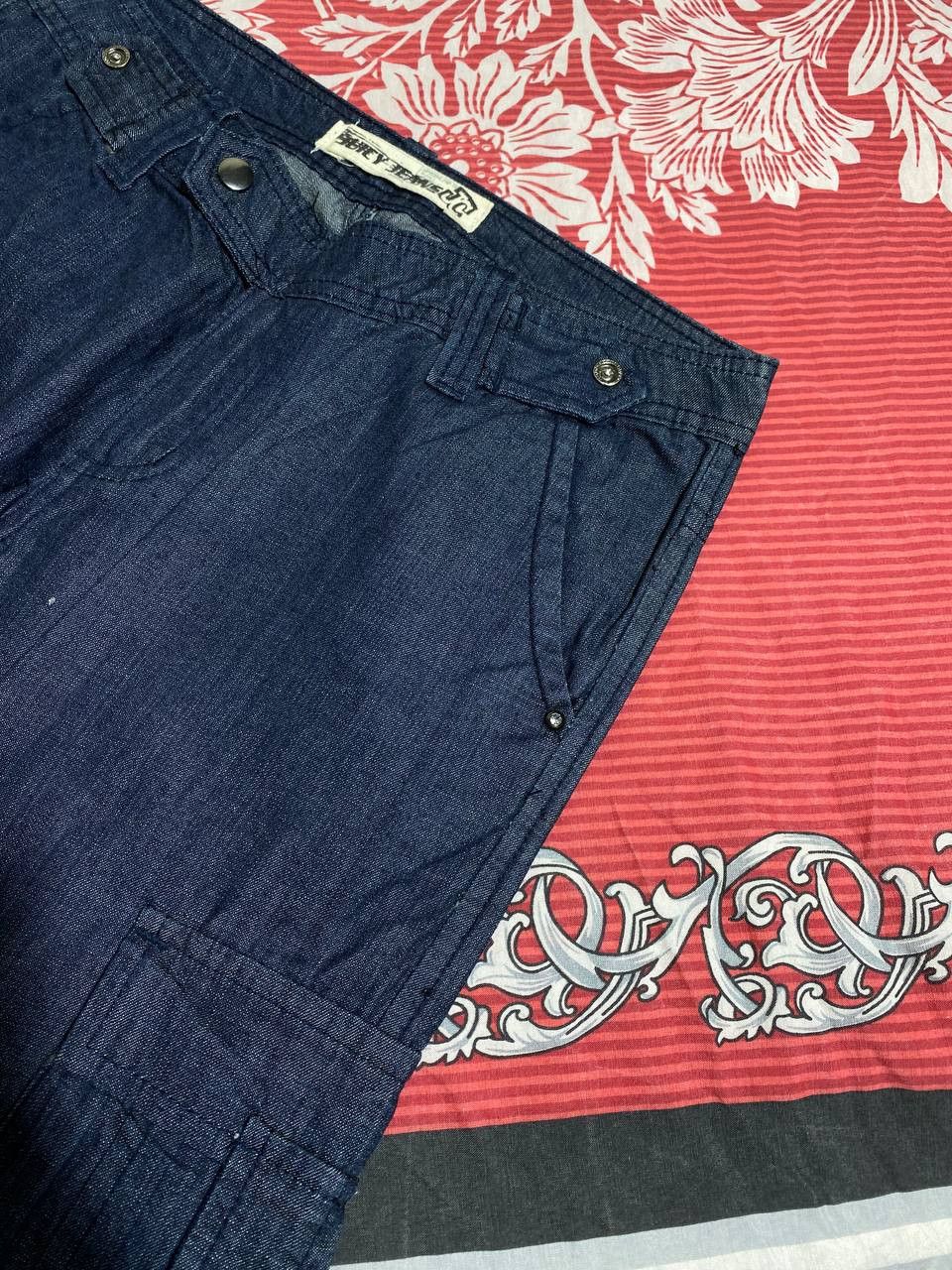 Japanese Brand Crazy Crash Dirty Baggy Faded Jean Japan Avant Garde Style Size US 29 - 8 Thumbnail