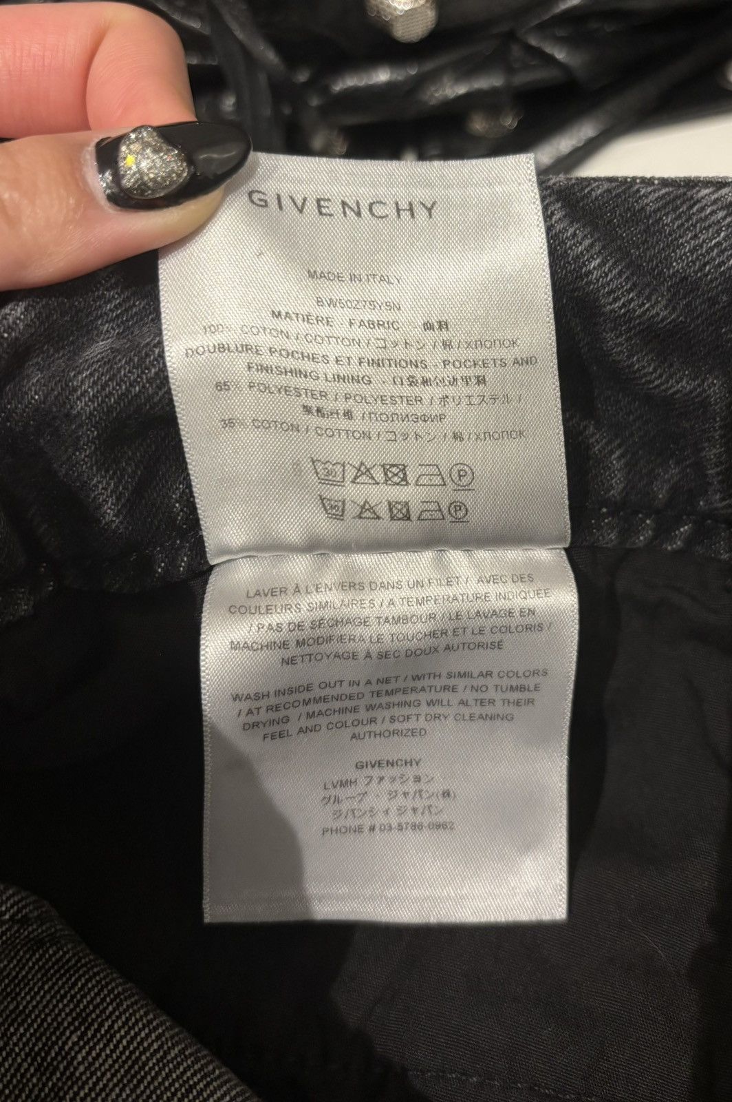 Givenchy Givenchy Black Denim Cargo Jorts Size 26" / US 2 / IT 38 - 7 Thumbnail