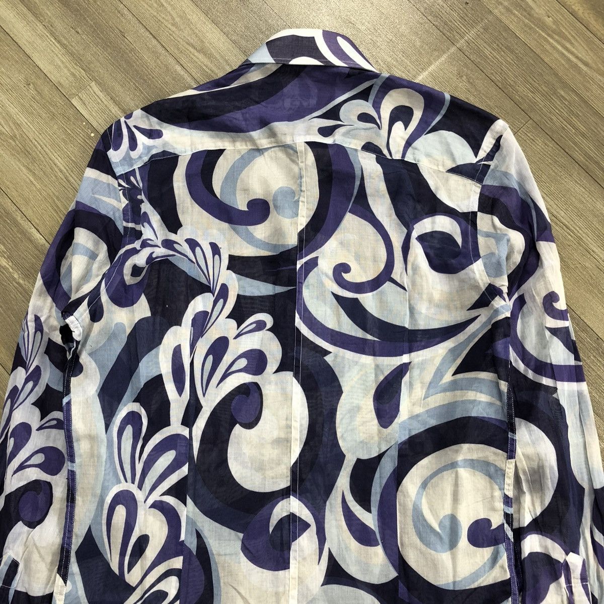 Dolce & Gabbana × Vintage Vintage Dolce & Cabbana Martini Silk Abstract Button Up Size M / US 6-8 / IT 42-44 - 12 Thumbnail