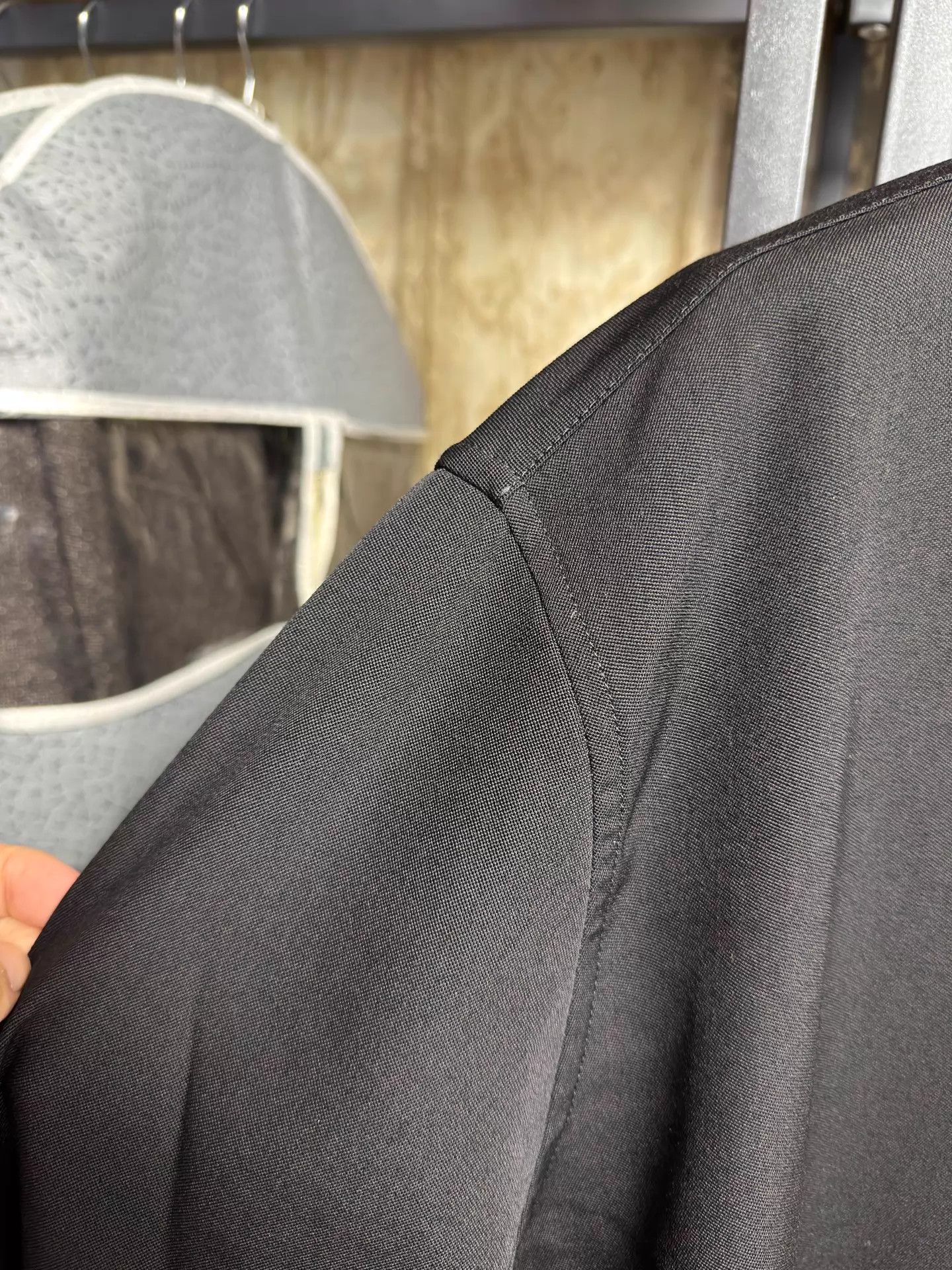 Balmain Balmain Oversize Wool-Blend Long-Sleeve Shirt/Jacket 42 Size US L / EU 52-54 / 3 - 4 Thumbnail