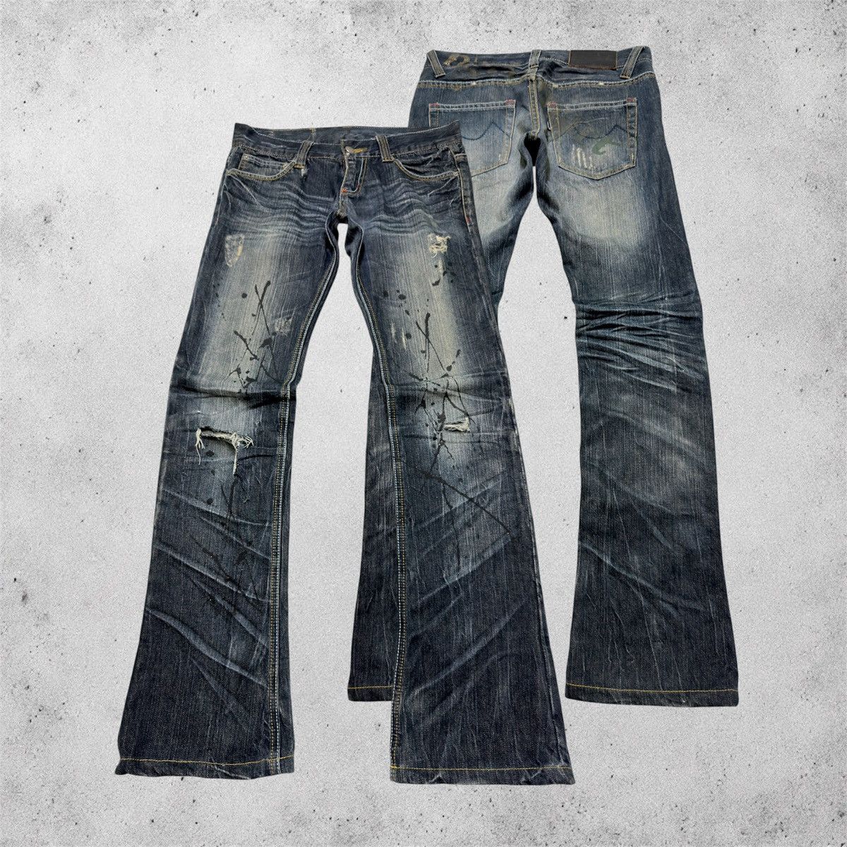 Archive Distressed Jeans | Grailed