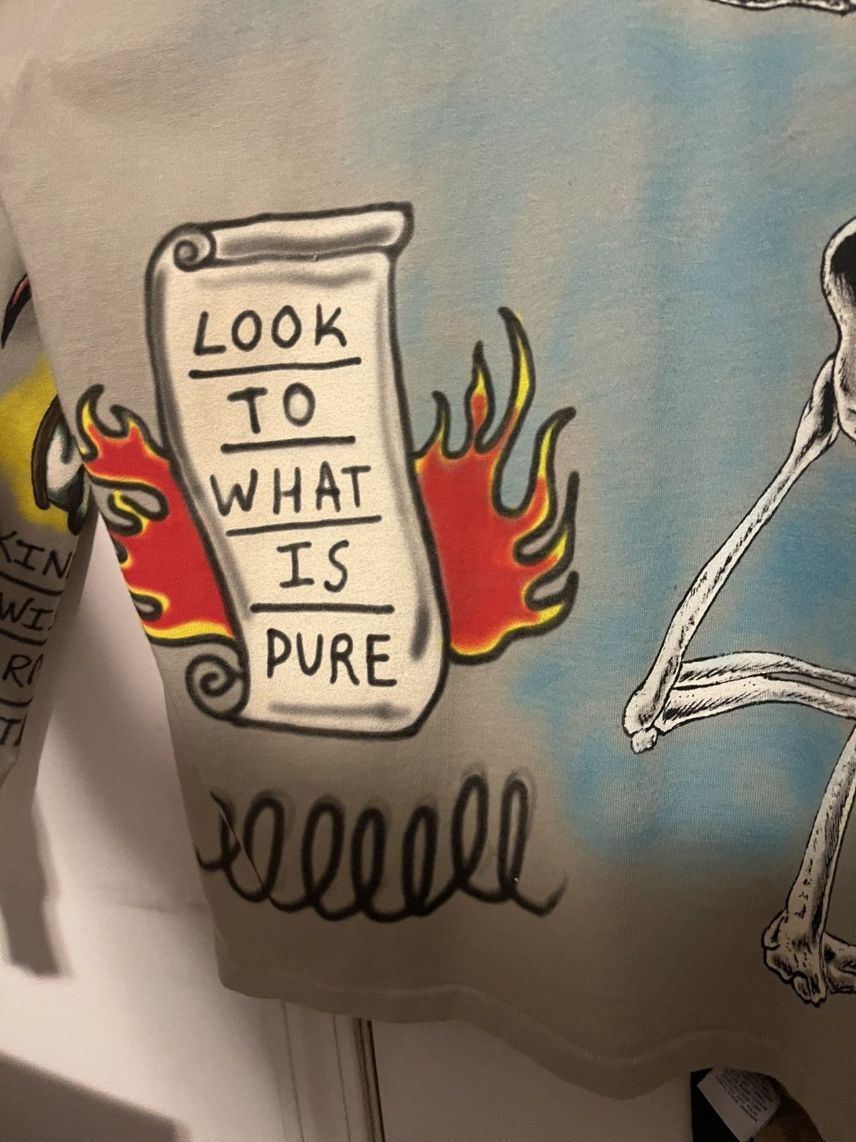 Wes Lang Yeezy Wes Lang Bird I Am Loving Awareness LS Tee Size US L / EU 52-54 / 3 - 5 Thumbnail