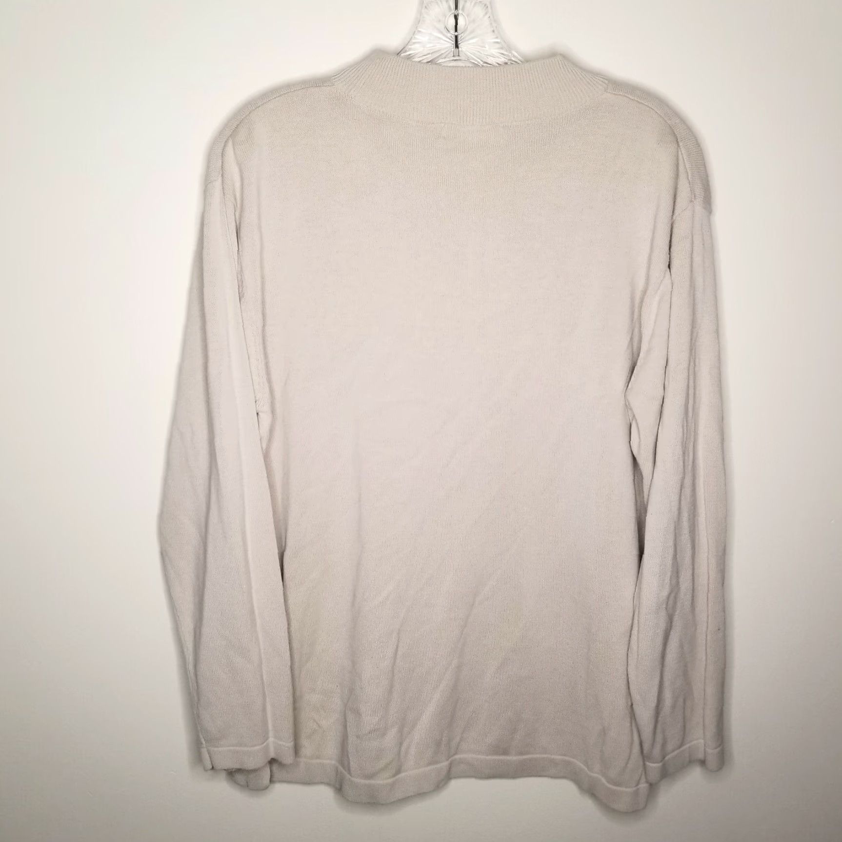 Vintage LINNEA Long Sleeve Sweater Beige XL Womens Size XL / US 12-14 / IT 48-50 - 4 Thumbnail