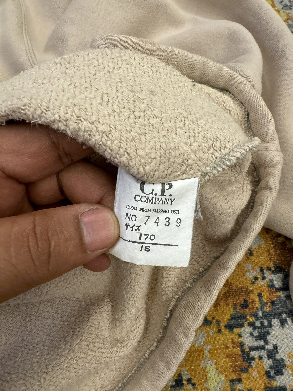 Cp company sweatshirt embroidery