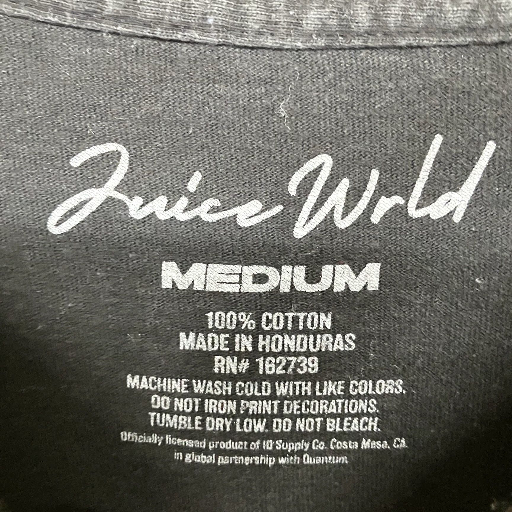 Vintage Juice Wrld Manga Anime Dirt Bike Graphic Print Faded Black T-Shirt Men Medium Size US M / EU 48-50 / 2 - 4 Thumbnail