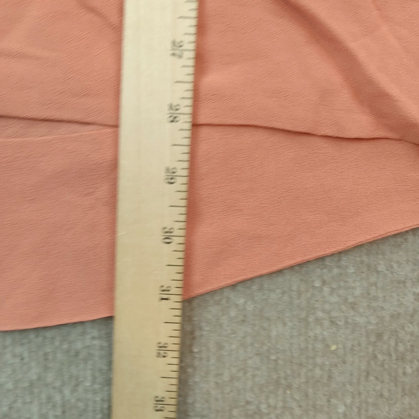 Bcbgmaxazria BCBG Maxazria Womens Small Orange V-Neck Short Sleeve Top Lightweight Casual Rayon Size M / US 6-8 / IT 42-44 - 3 Thumbnail