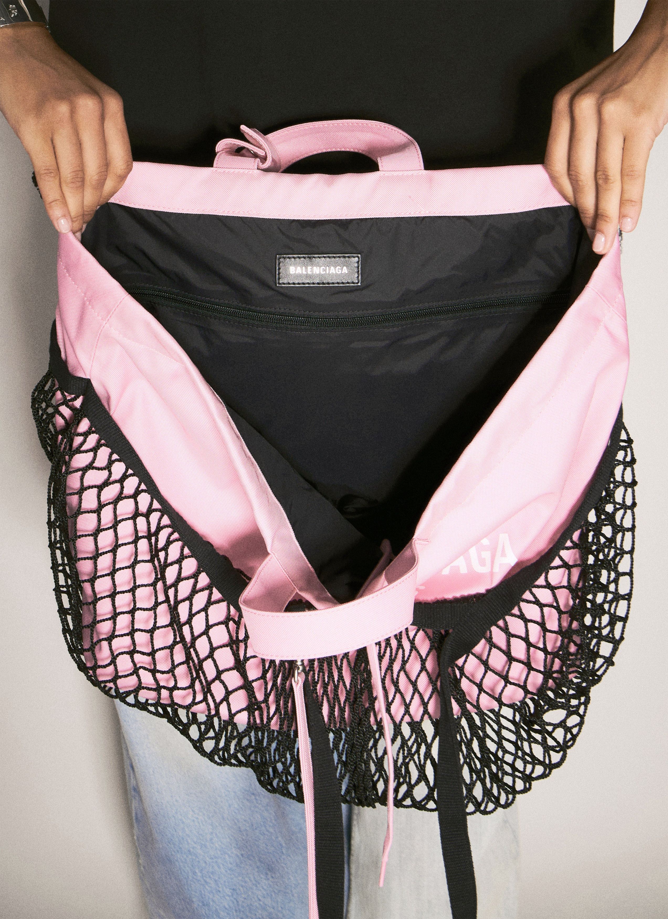 Balenciaga o1bcso1str0525 Size: OS / 24/7 Medium Bag in Black/Pink Size ONE SIZE - 5 Thumbnail