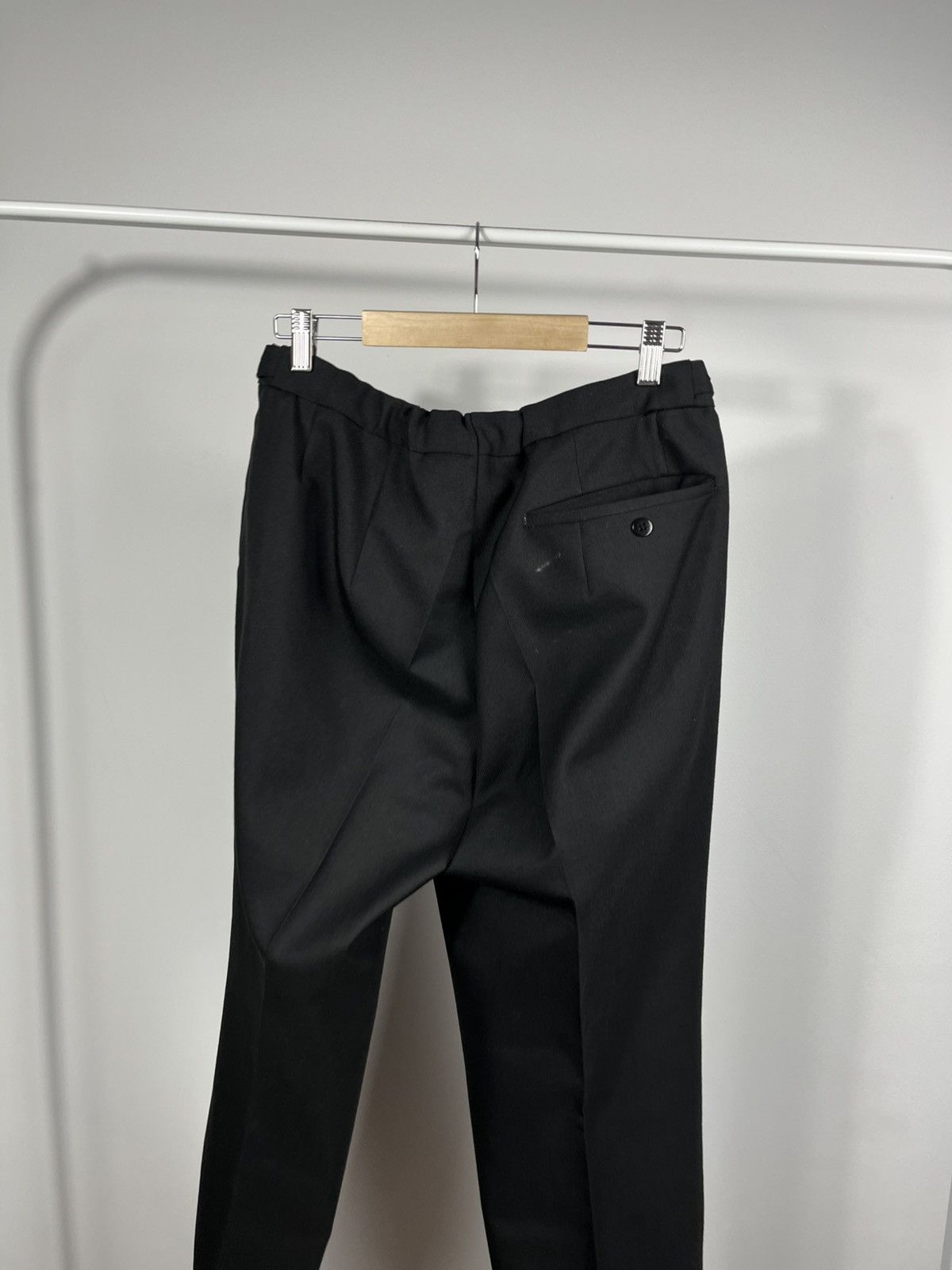Other Vintage Black Tailored Pants Classic High Waist Trousers Size US 30 / EU 46 - 13 Thumbnail