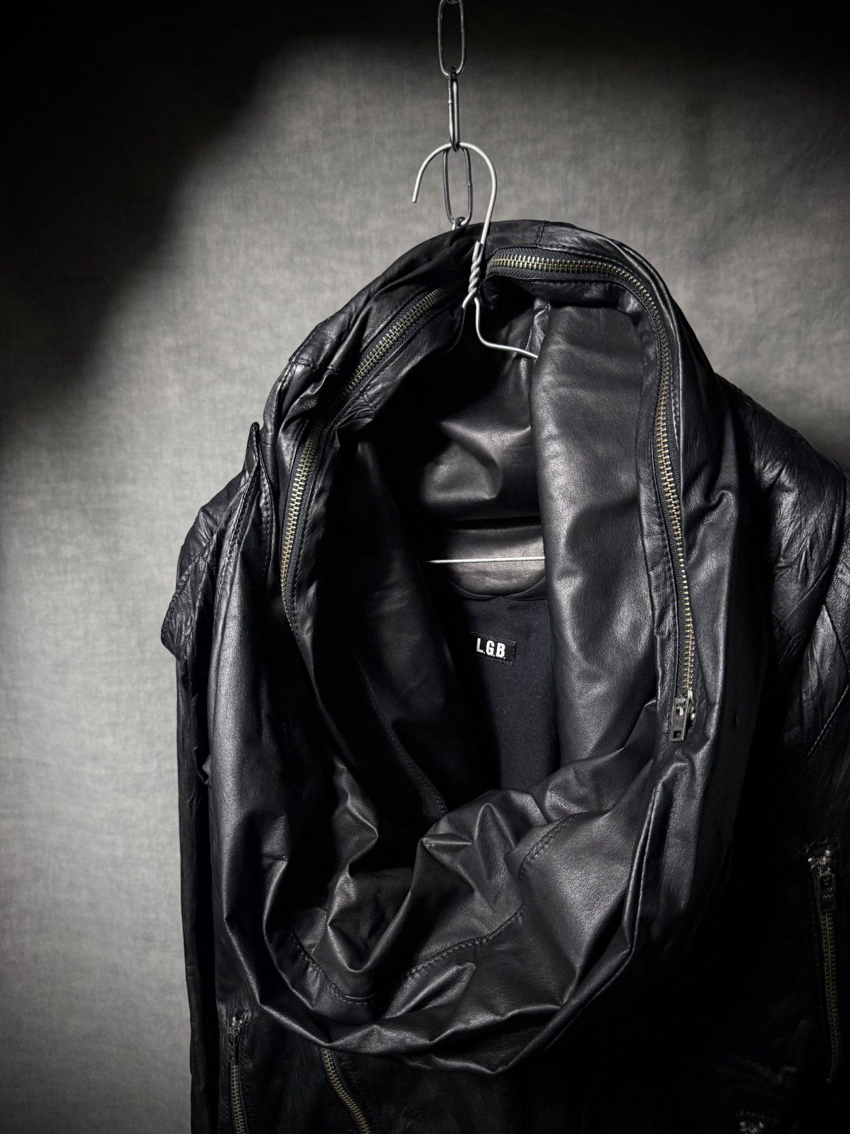 Le Grande Bleu (L.G.B.) LGB Bono-15 Leather Jacket Size US S / EU 44-46 / 1 - 3 Thumbnail
