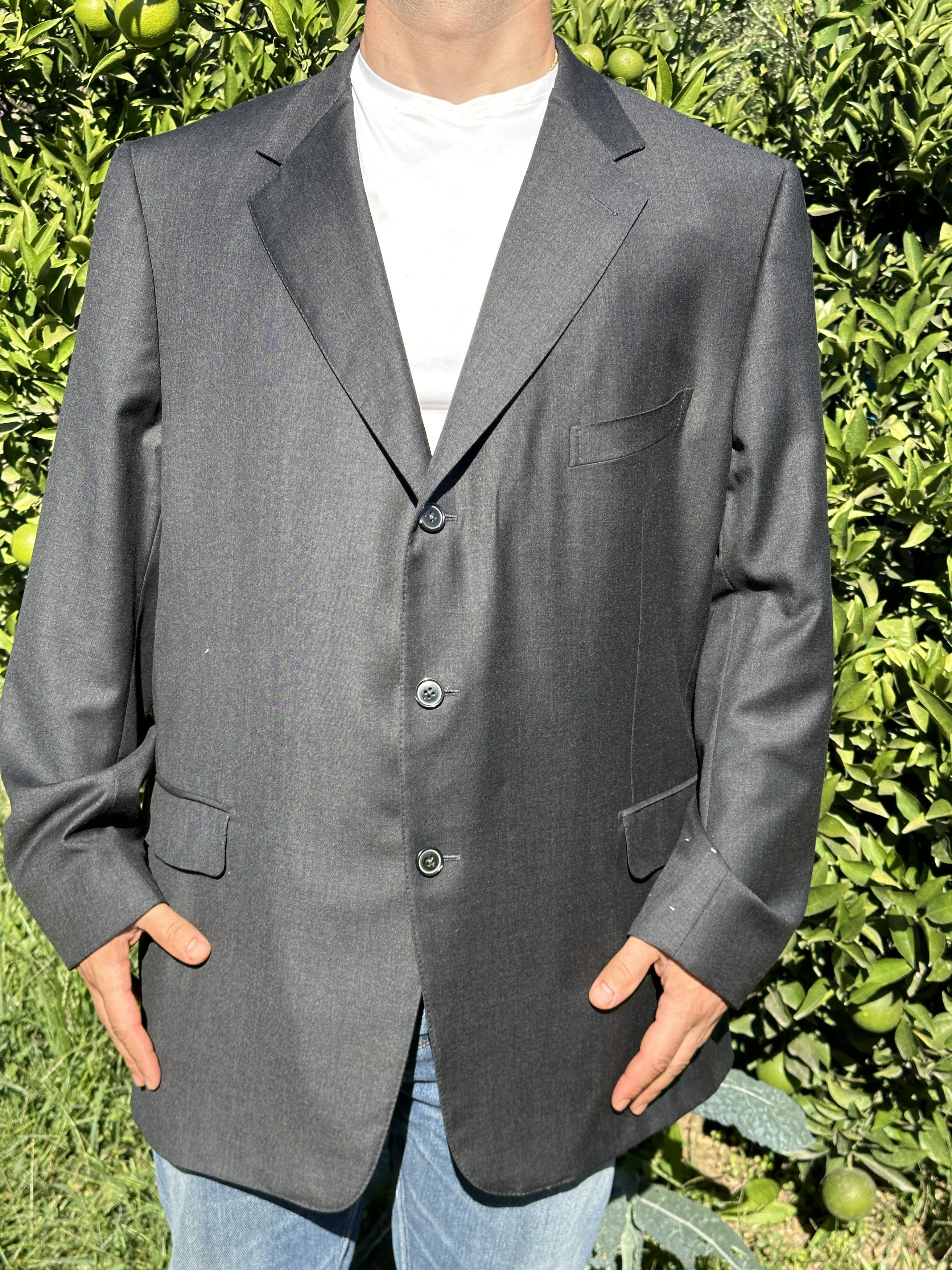 Ermenegildo Zegna Ermenegildo Zegna Su Misura Suit Costume Formal Size 62 R Size 54L - 17 Thumbnail