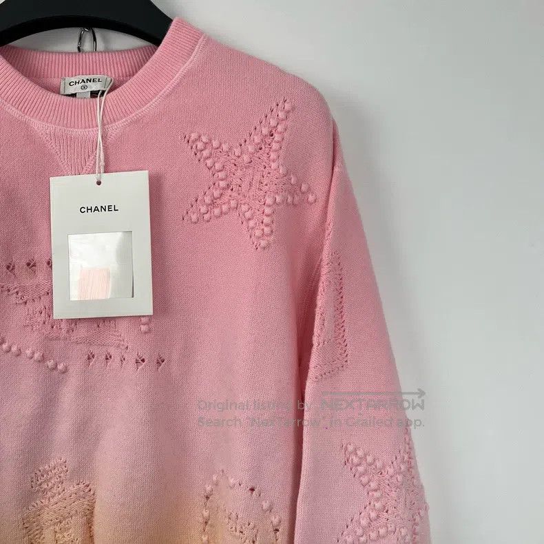 Chanel Chanel 24c pink orange gradient relief sweatshirt Size XXS / US 00 / IT 34 - 4 Thumbnail