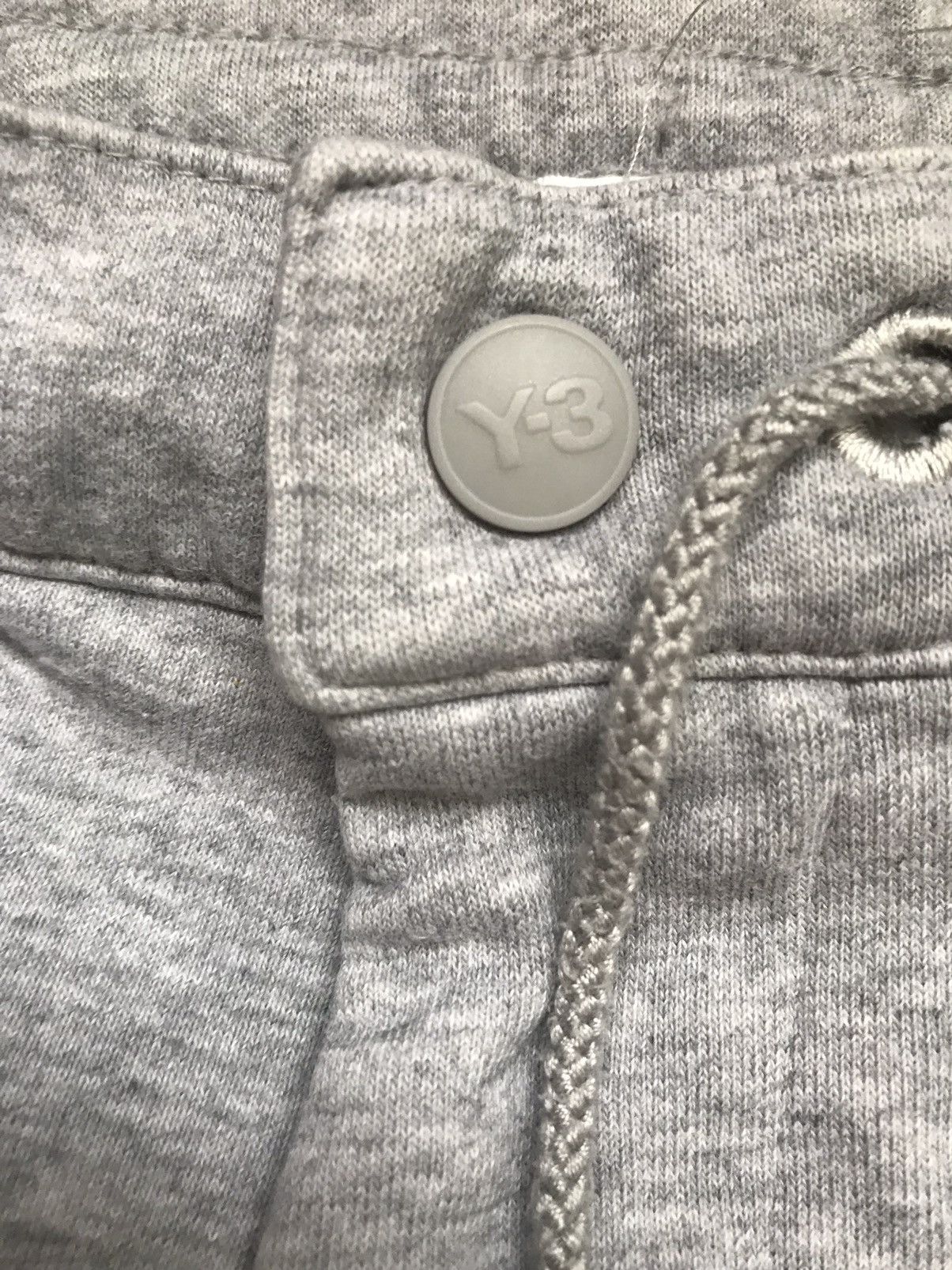 Adidas × Y-3 × Yohji Yamamoto Yohji yamamoto y-3 logo grey straight trousers Size US 39 - 3 Thumbnail