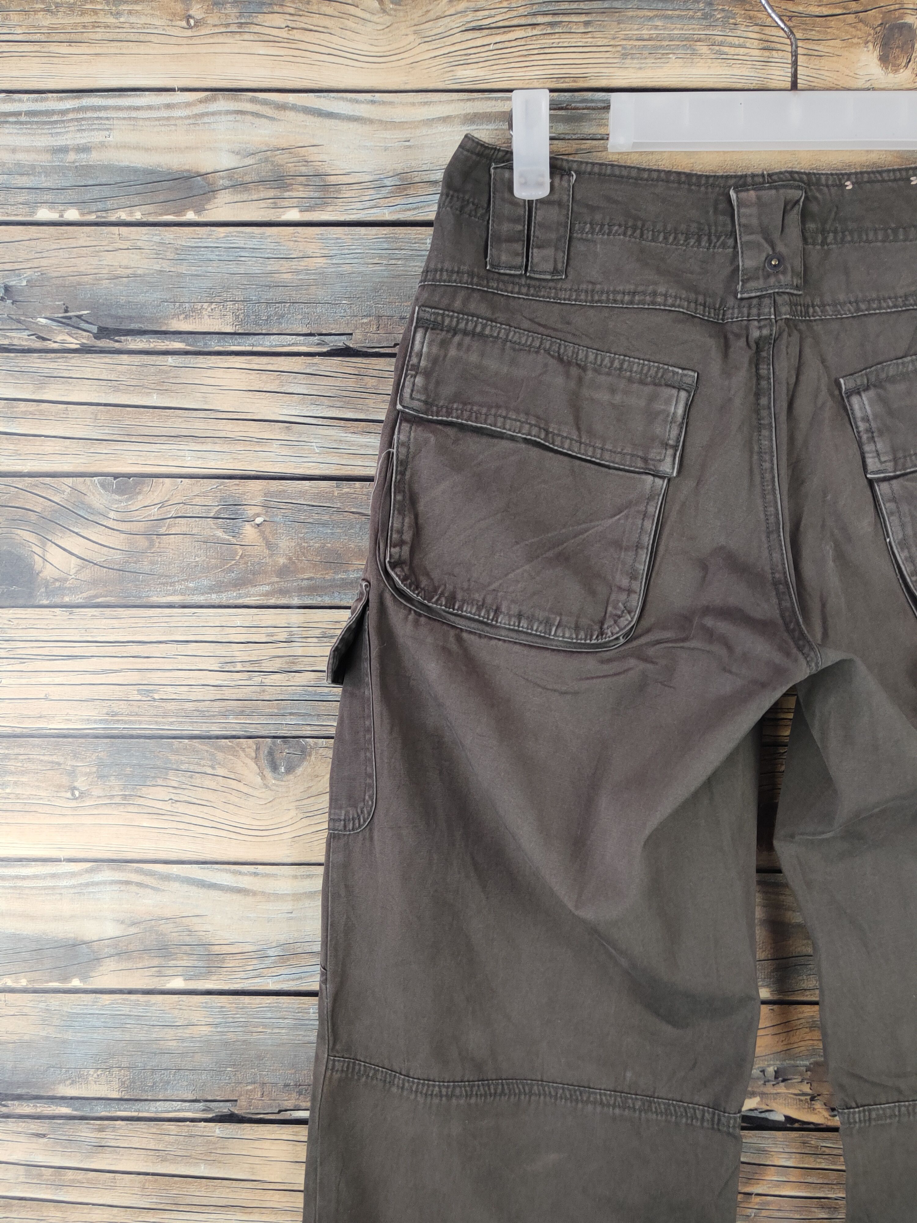 Japanese Brand DLL TBJ Jeans Brown Multipocket Tactical Cargo Pants #242 Size US 26 / EU 42 - 9 Thumbnail