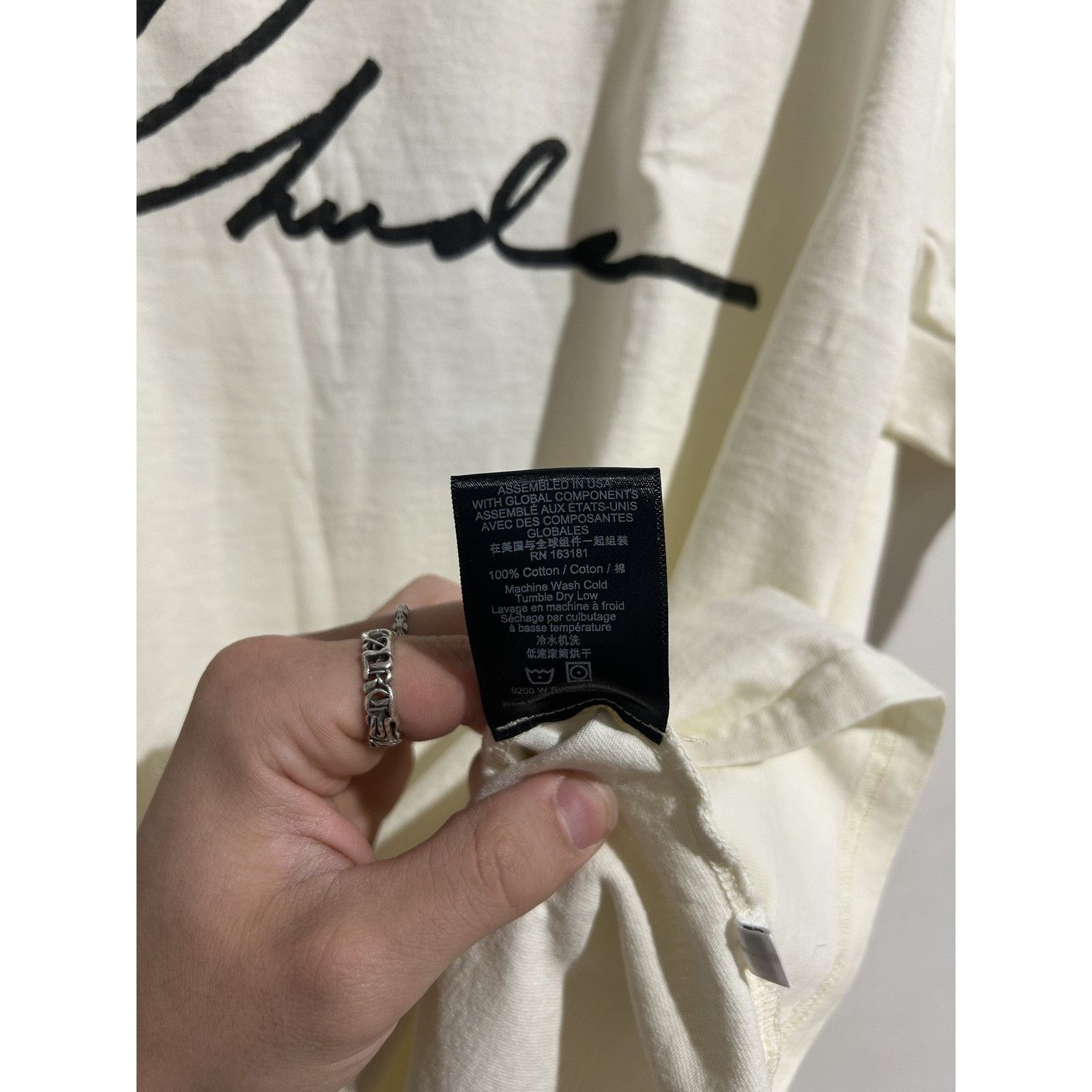 Rhude RHUDE LOGO SCRIPT WHITE SIZE SMALL NEW Size US S / EU 44-46 / 1 - 3 Thumbnail