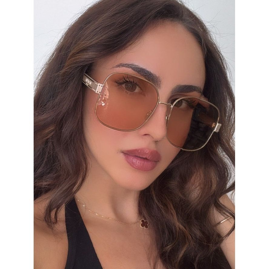 Dior NEW Dior Signature S5U Square Sunglasses in Gold Pink  display picture 1