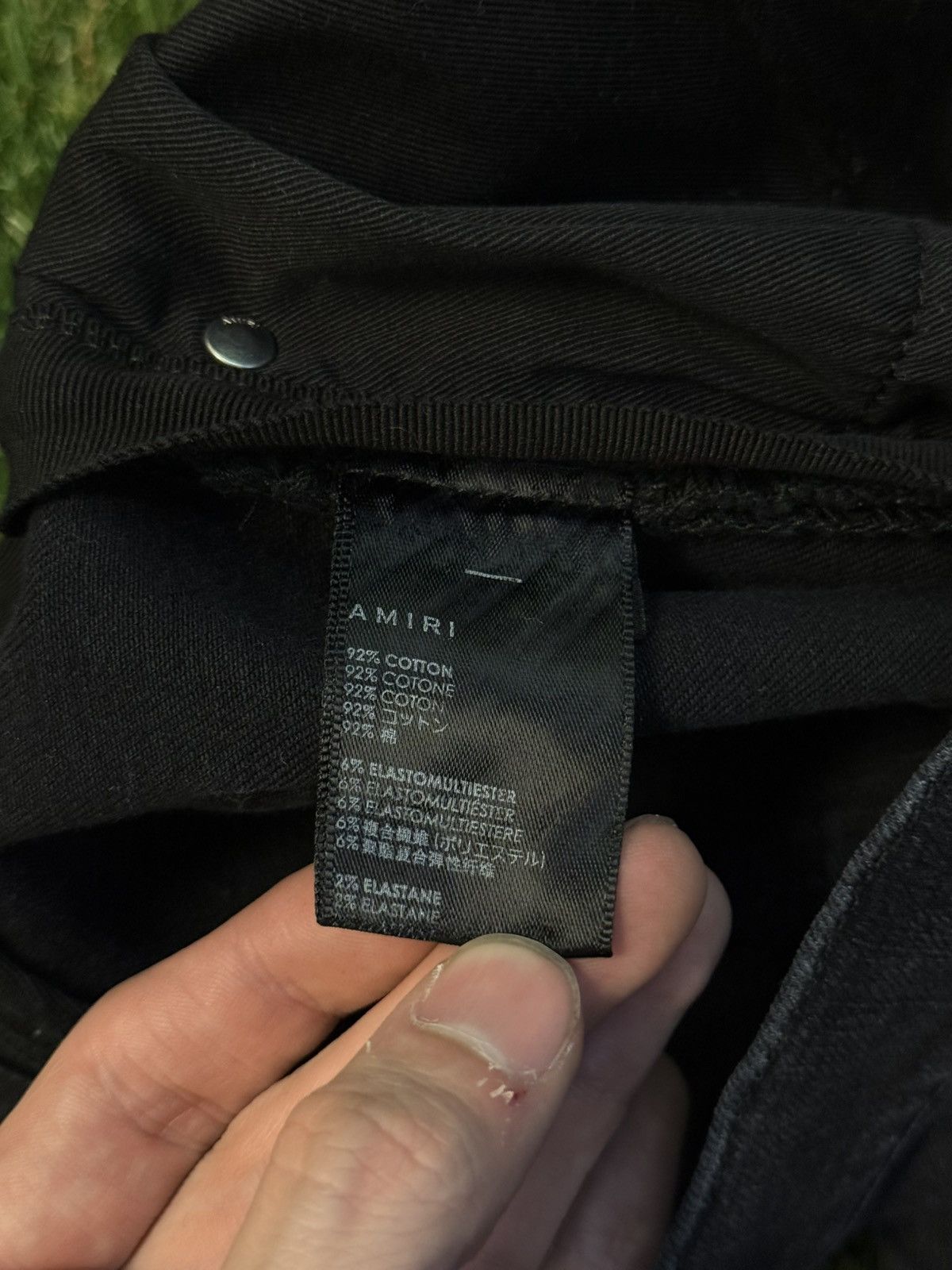 Amiri Amiri MX1 Patch Jeans Black Size 36 Flawless 🧼 Size US 36 / EU 52 - 13 Thumbnail
