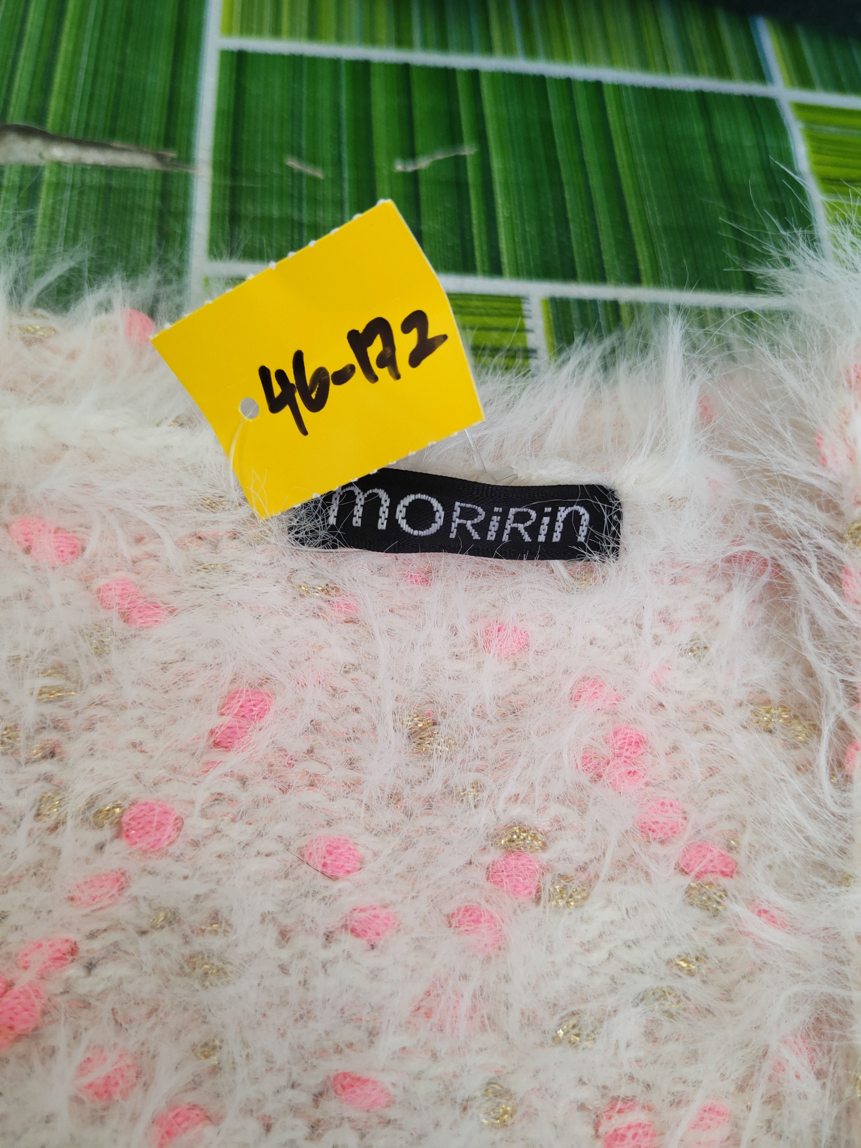 Japanese Brand DL Moririn Pink Fur Mohair Knitwear Cardigan #46-172 Size S / US 4 / IT 40 - 11 Thumbnail